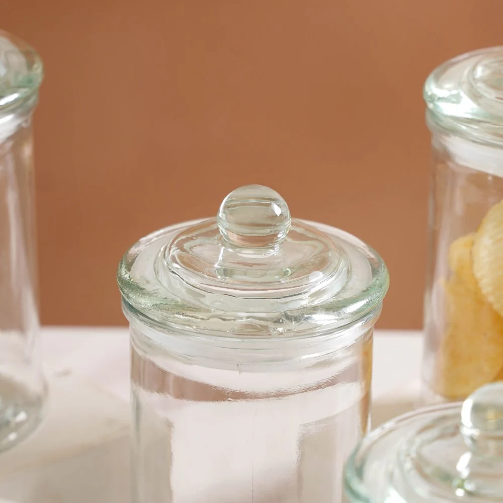 Airtight Glass Kitchen Jar Set Of 6 350ml - Image 12
