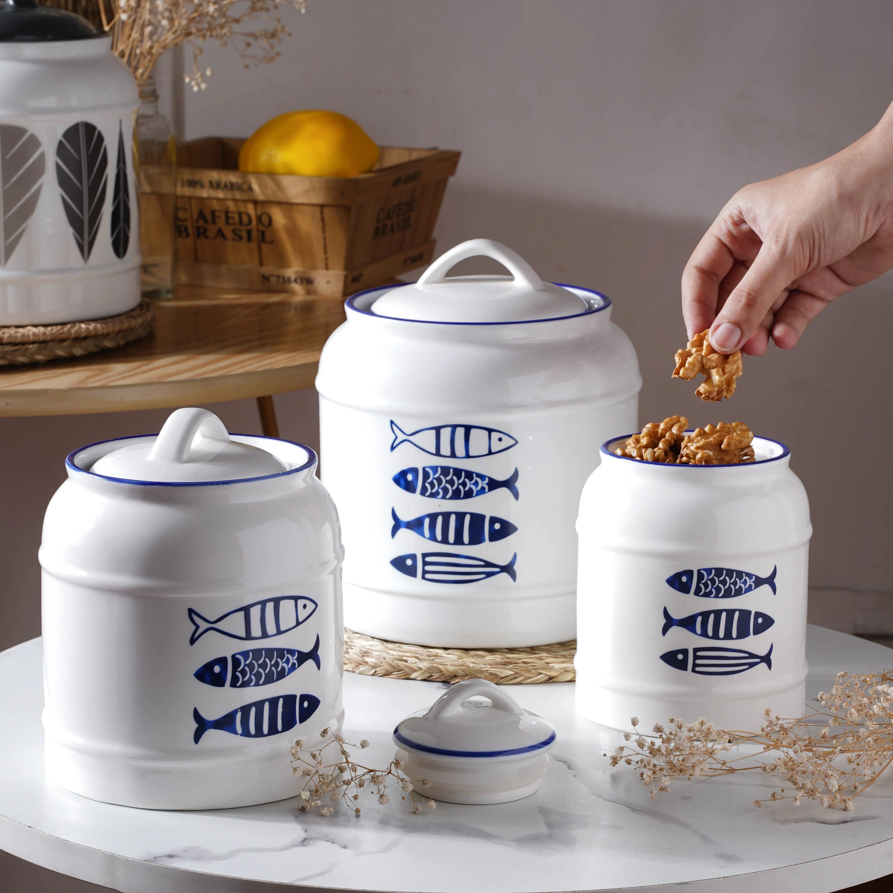 Airtight Jars Blue - Image 4