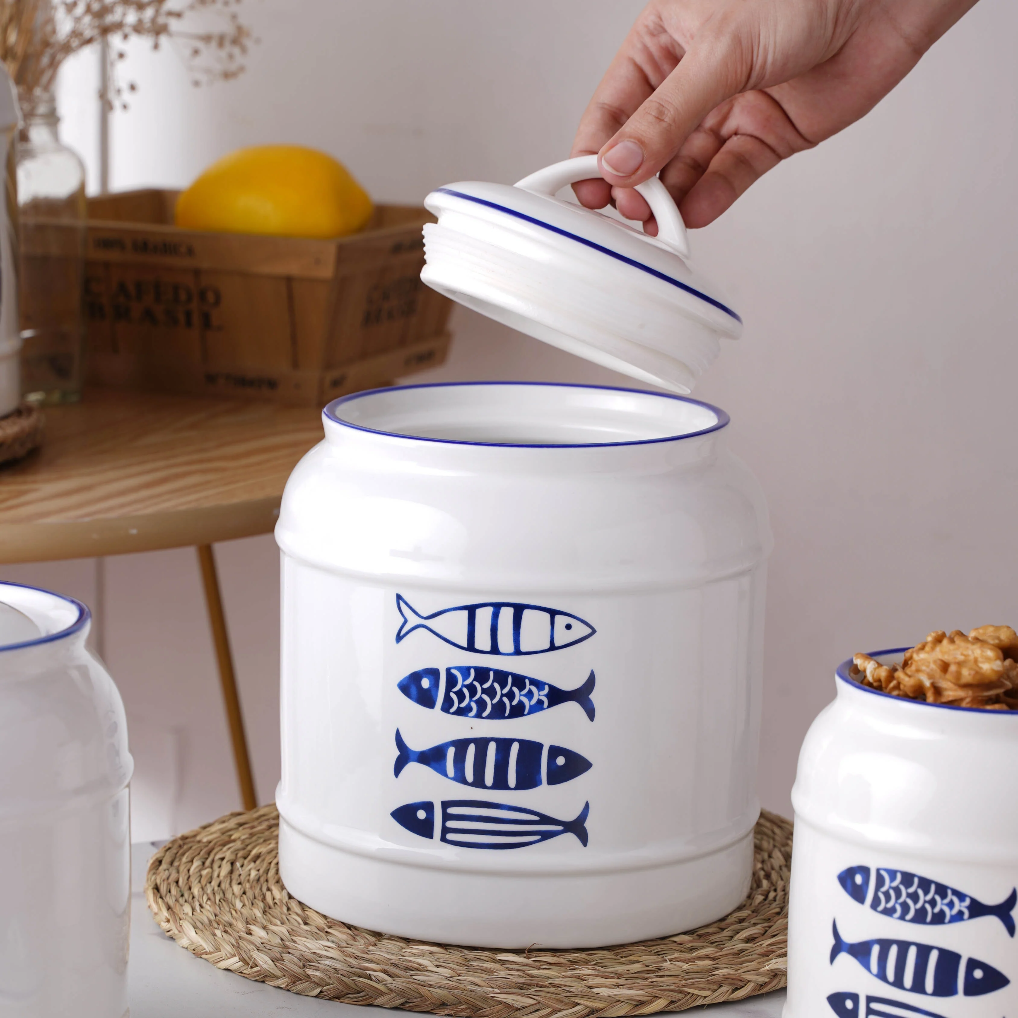 Airtight Jars Blue - Image 7