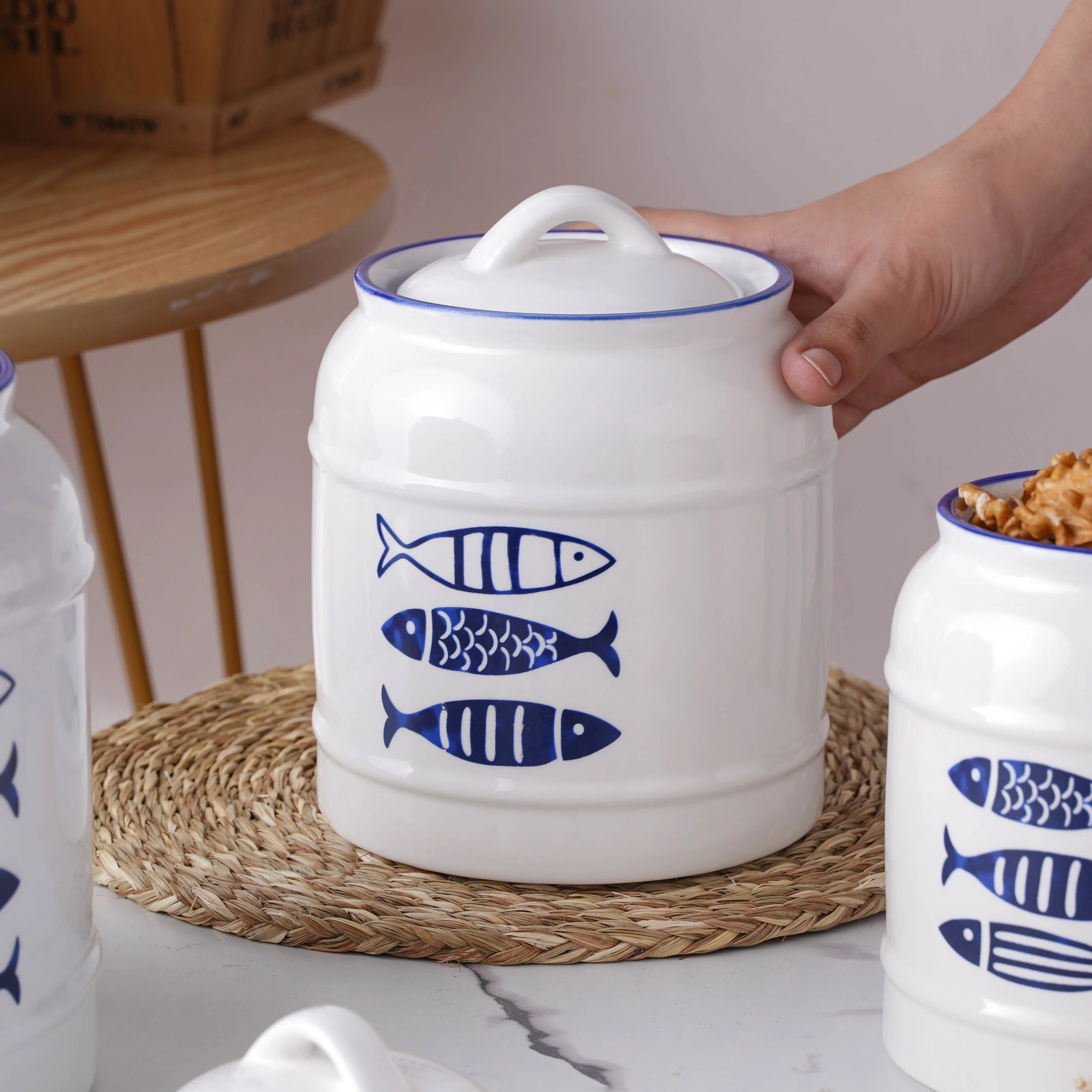 Airtight Jars Blue - Image 9