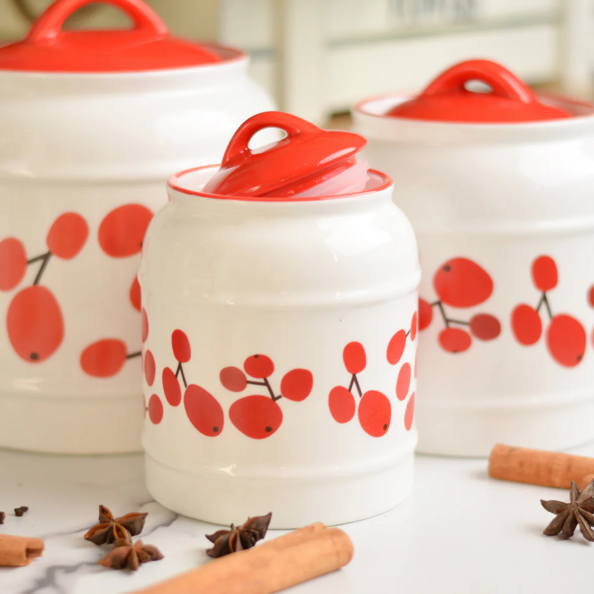 Airtight Jars Red - Image 12