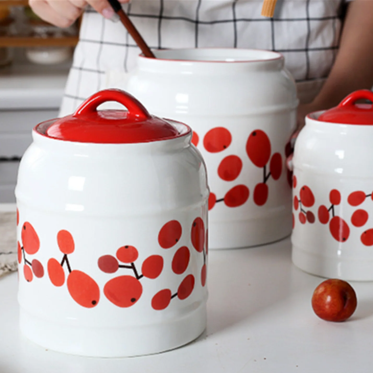 Airtight Jars Red - Image 8