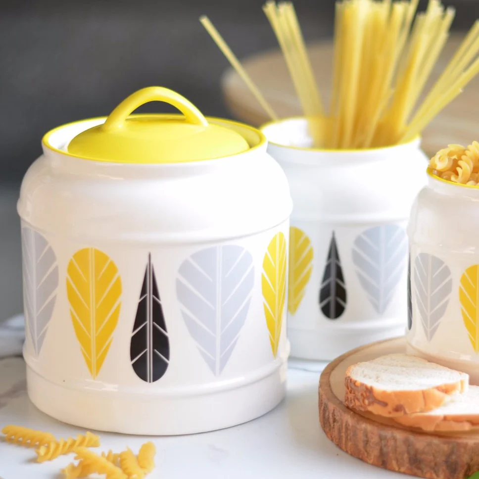 Airtight Jars Yellow - Image 3