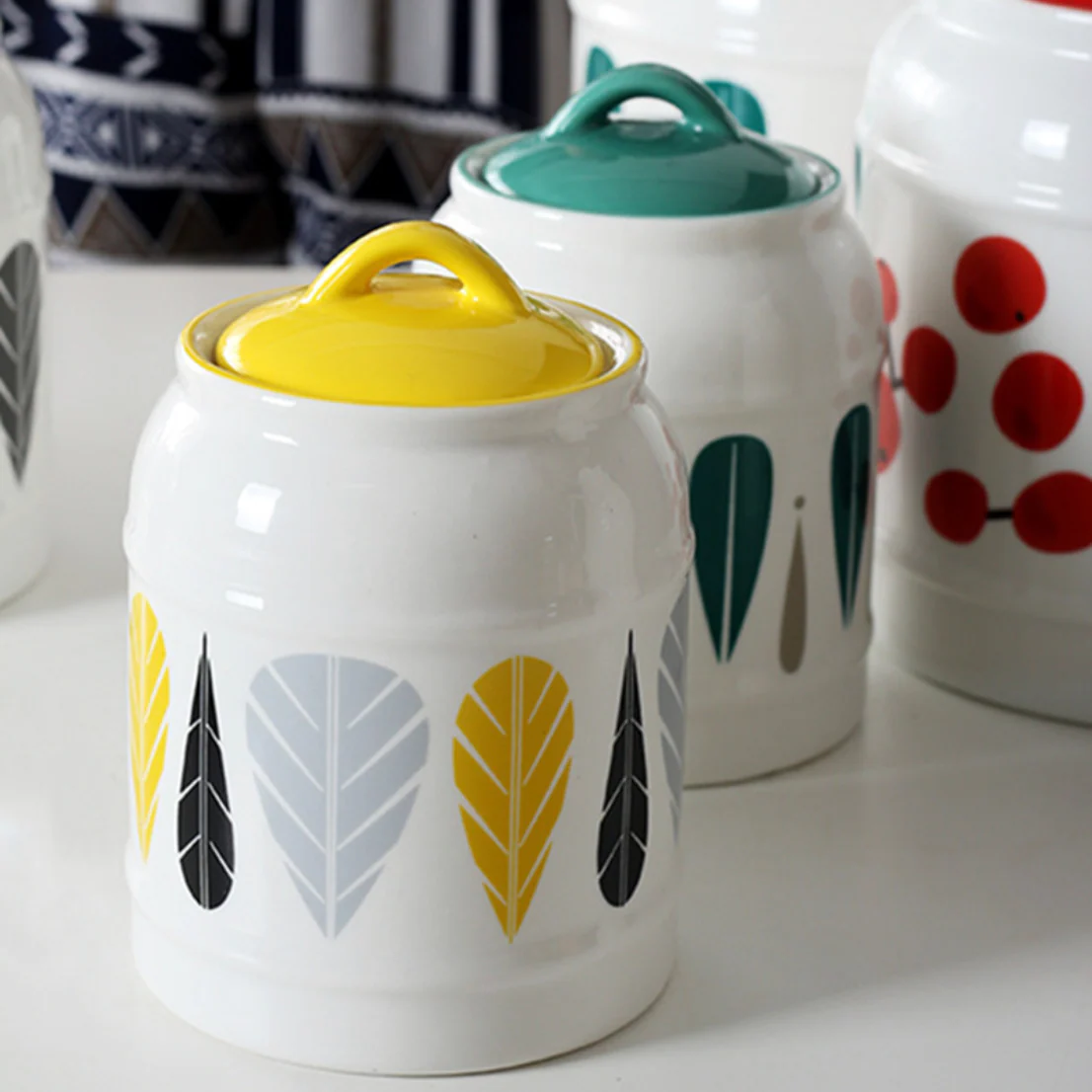 Airtight Jars Yellow - Image 4