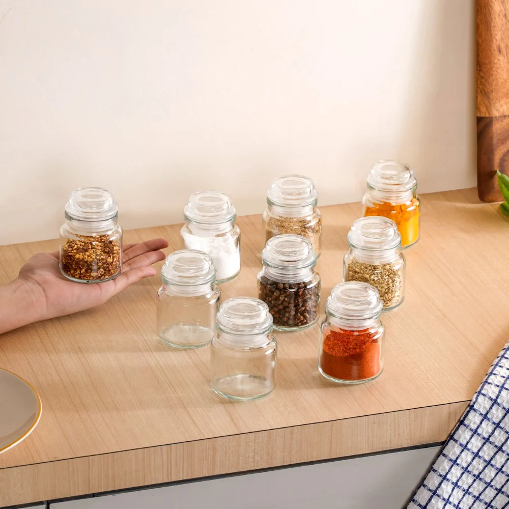 Airtight Mini Spice Jars Set Of 12 100ml - Image 10