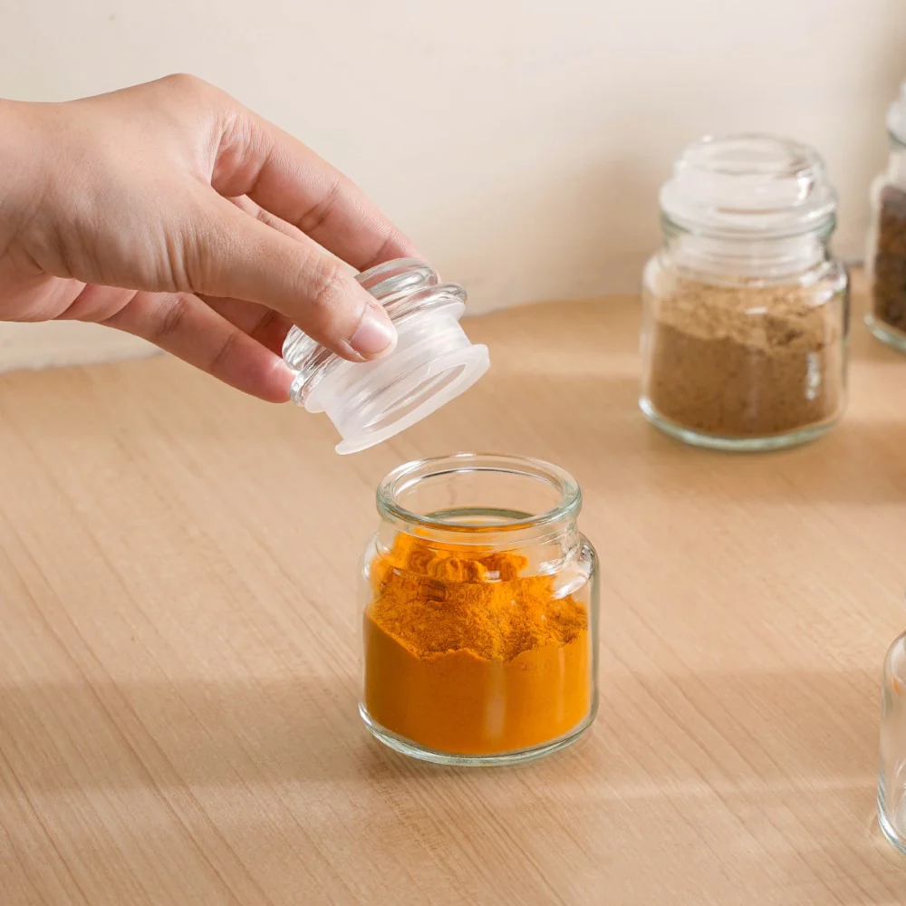 Airtight Mini Spice Jars Set Of 12 100ml - Image 6