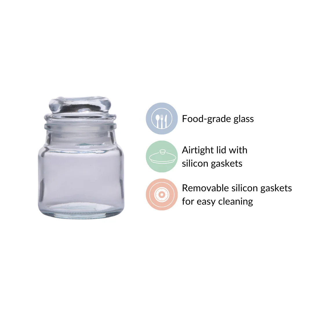 Airtight Mini Spice Jars Set Of 12 100ml - Image 7