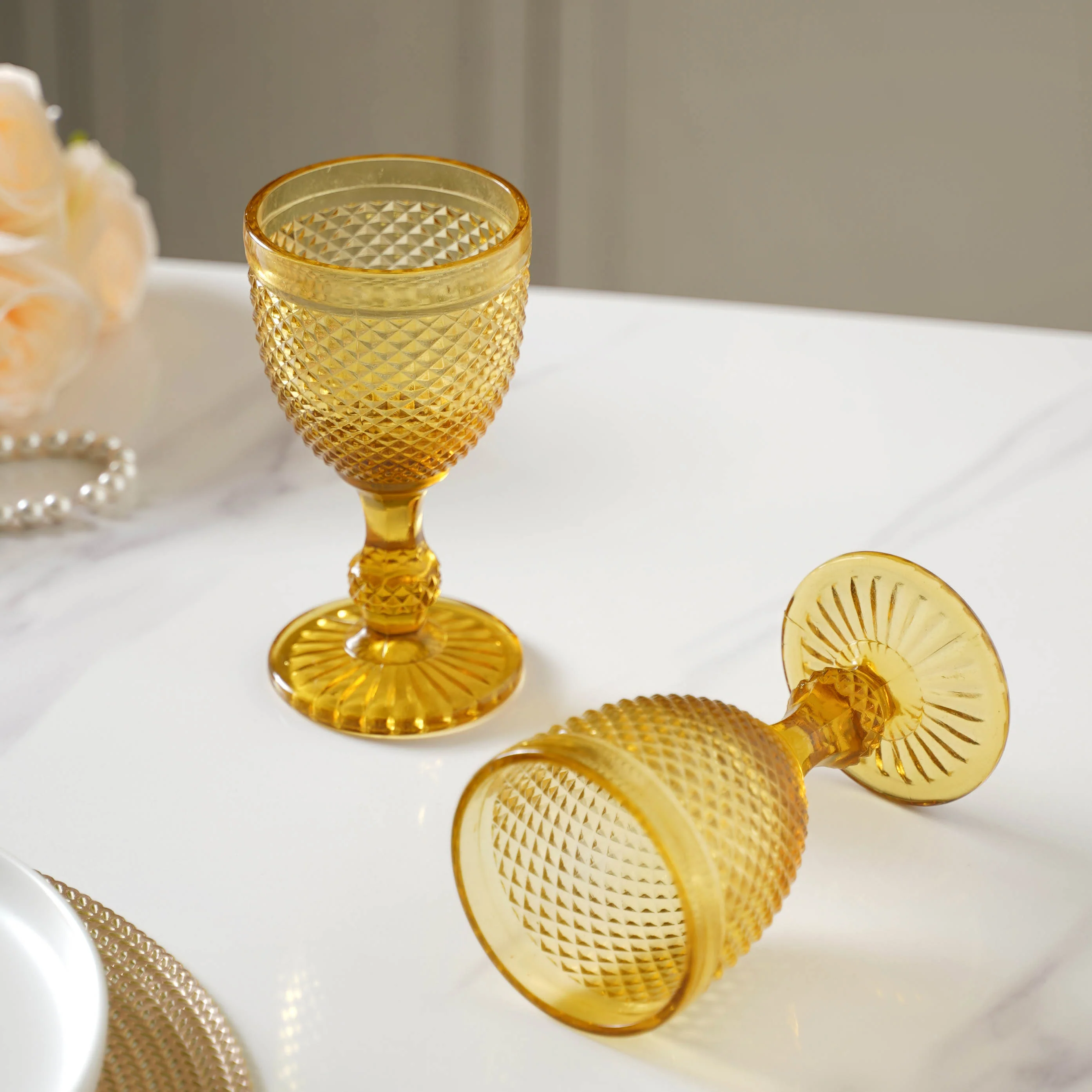 Bohemian Wine Glass Set of 2 - Image 3