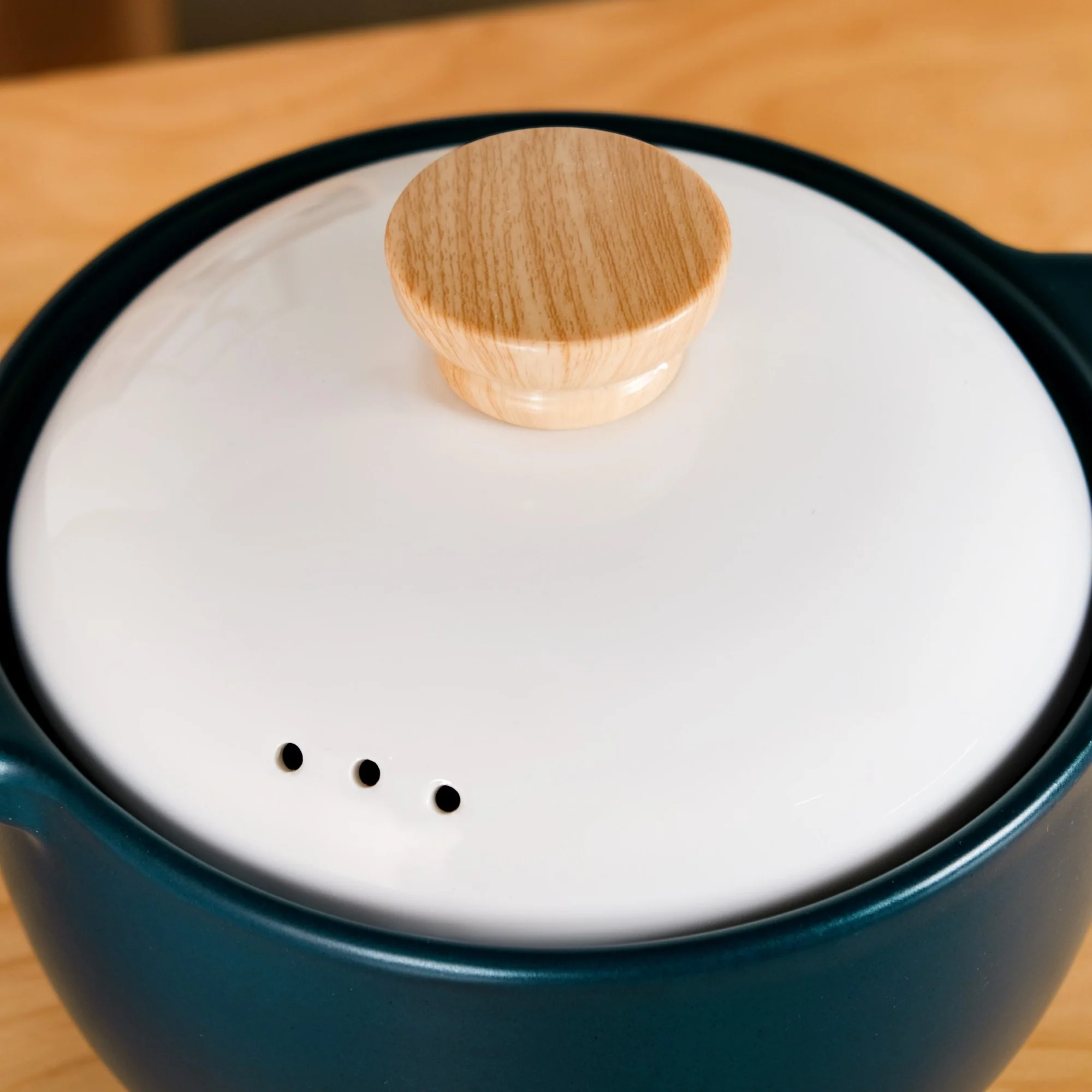 Cera Blue Ceramic Cooking Pot 3800ml - Image 7