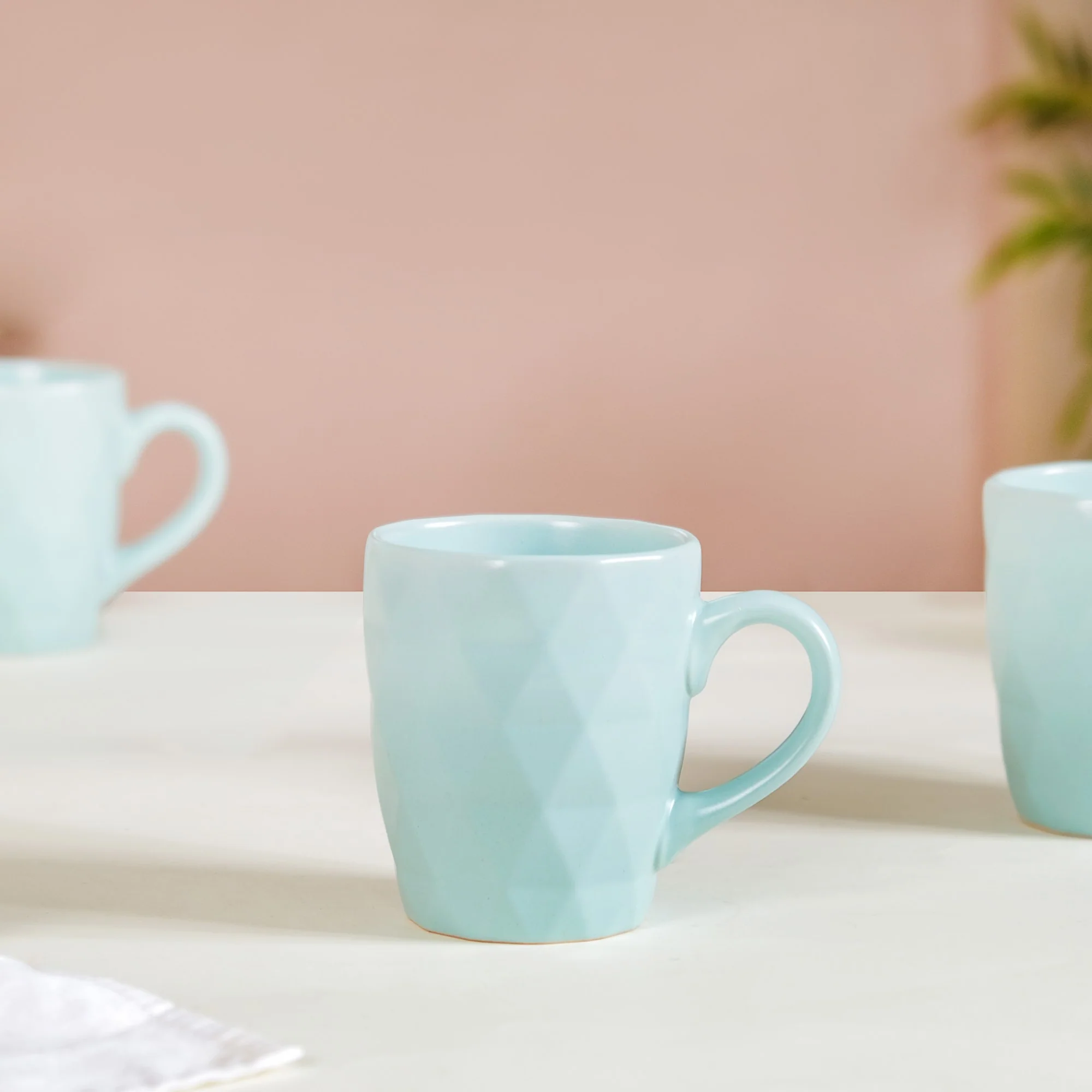 Chai Coffee Cup Light Blue Set Of 6 220ml - Image 6