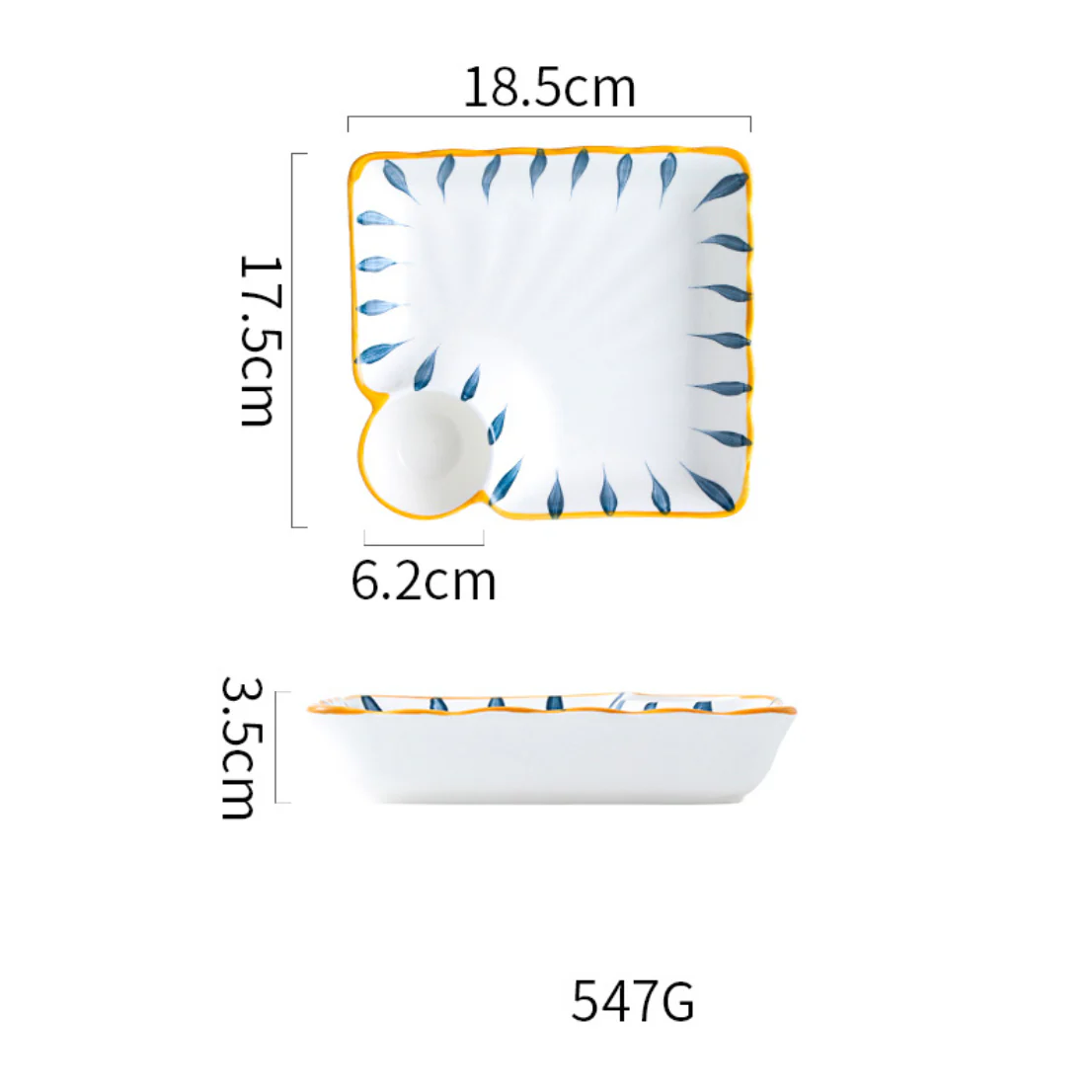 Chip and Dip Plate Nitori - Image 18