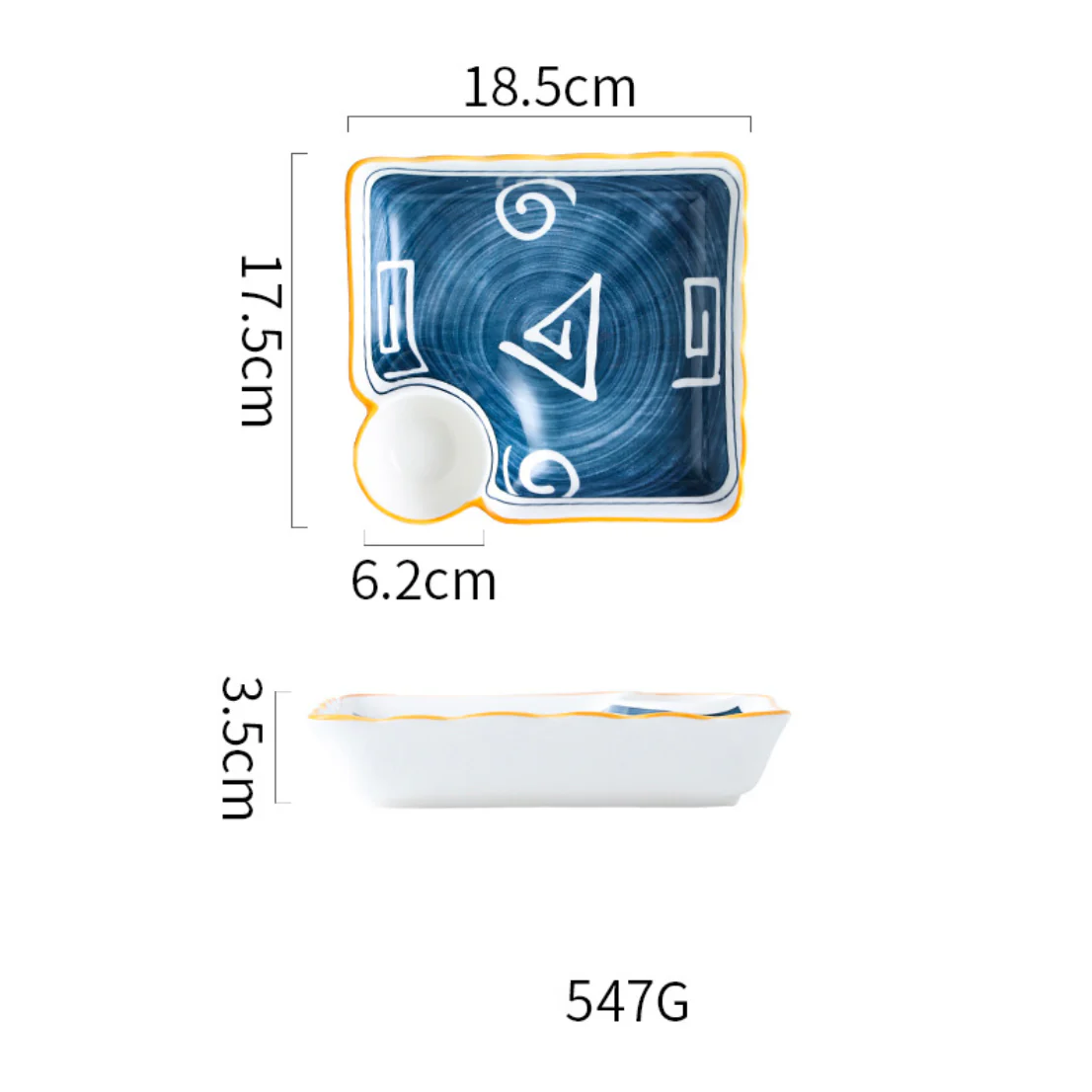 Chip and Dip Plate Nitori - Image 19