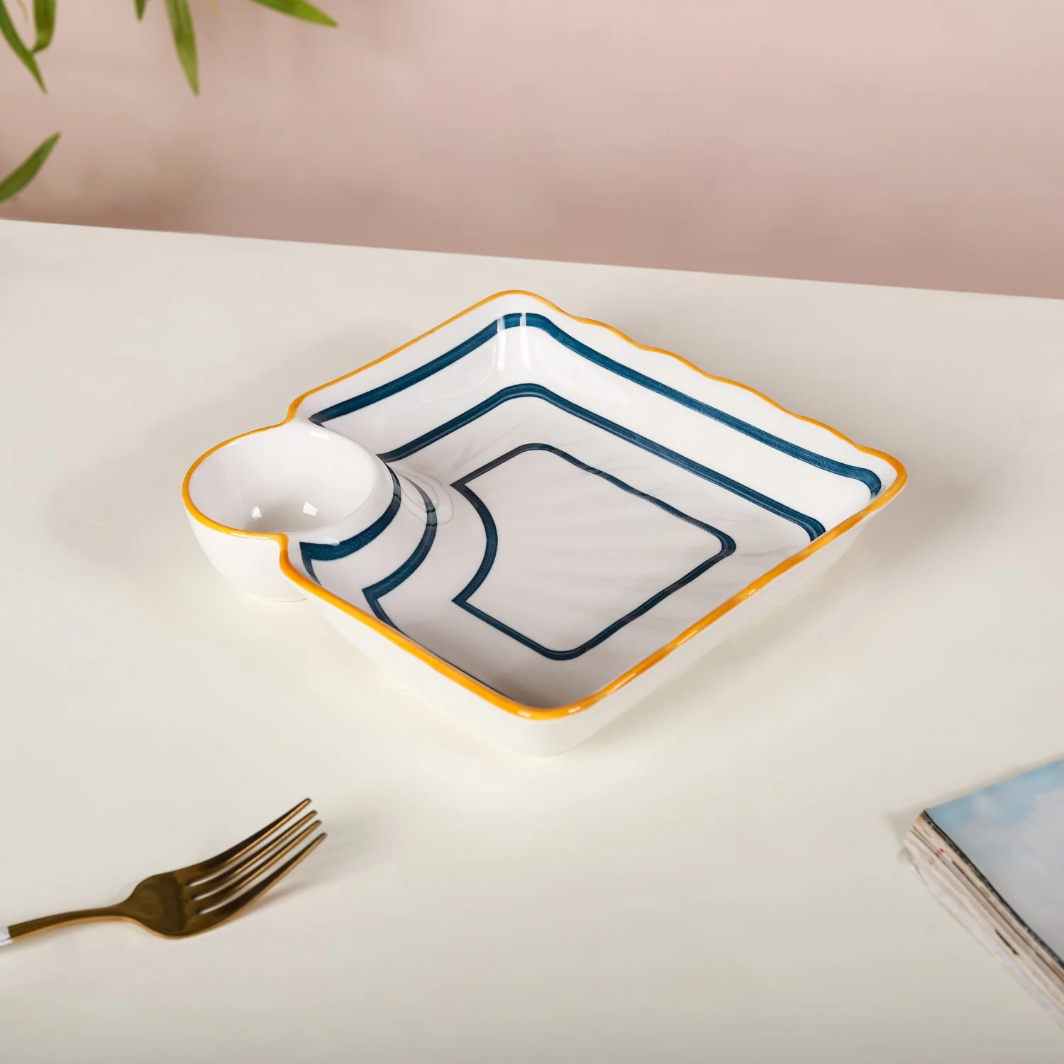 Chip and Dip Plate Nitori - Image 5