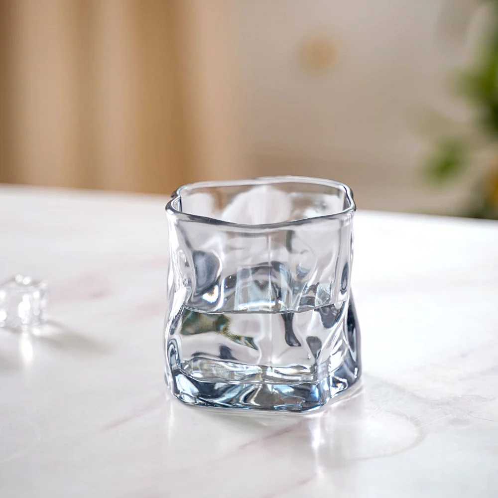 Crystal Water Glass Grey Set of 6 - Image 3