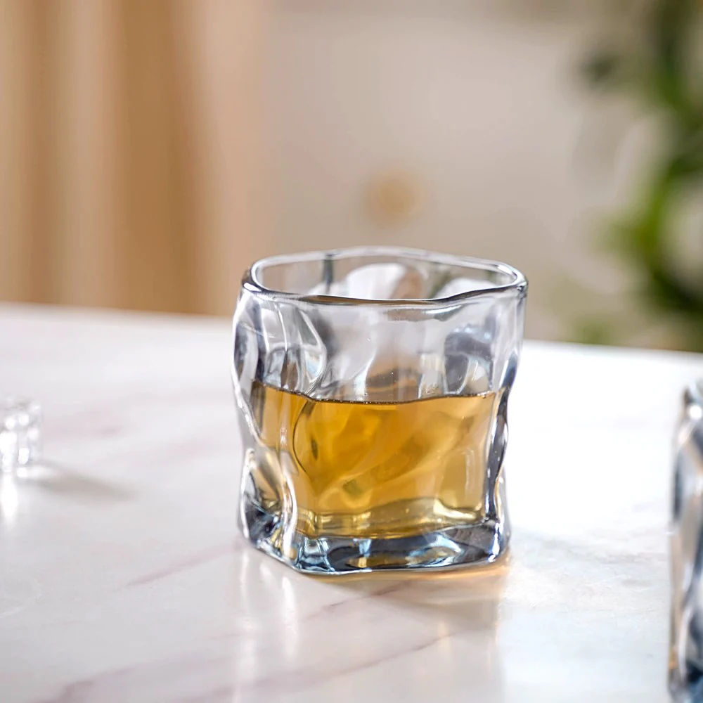 Crystal Water Glass Grey Set of 6 - Image 5