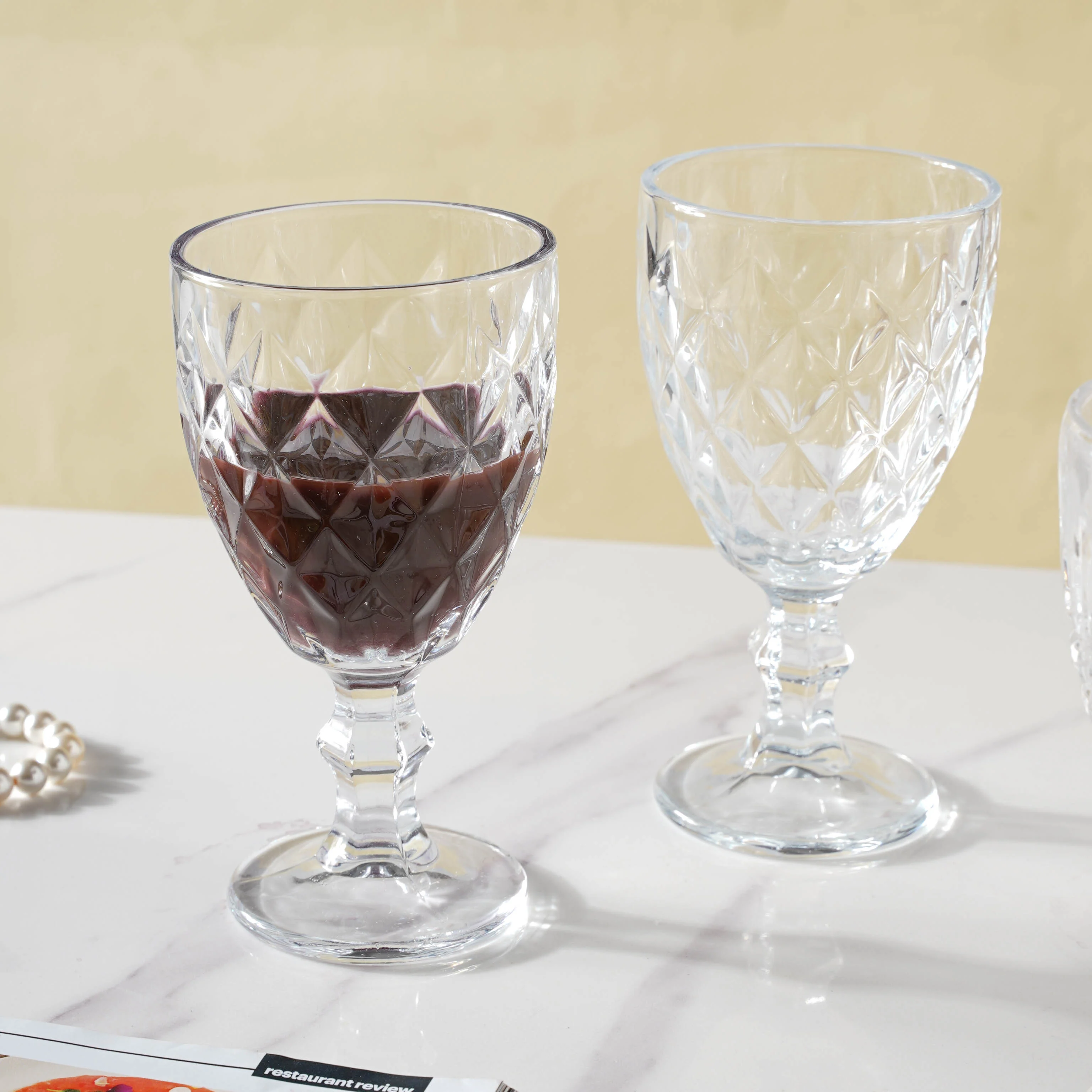 Crystal Wine Glass Set of 2 - Image 12