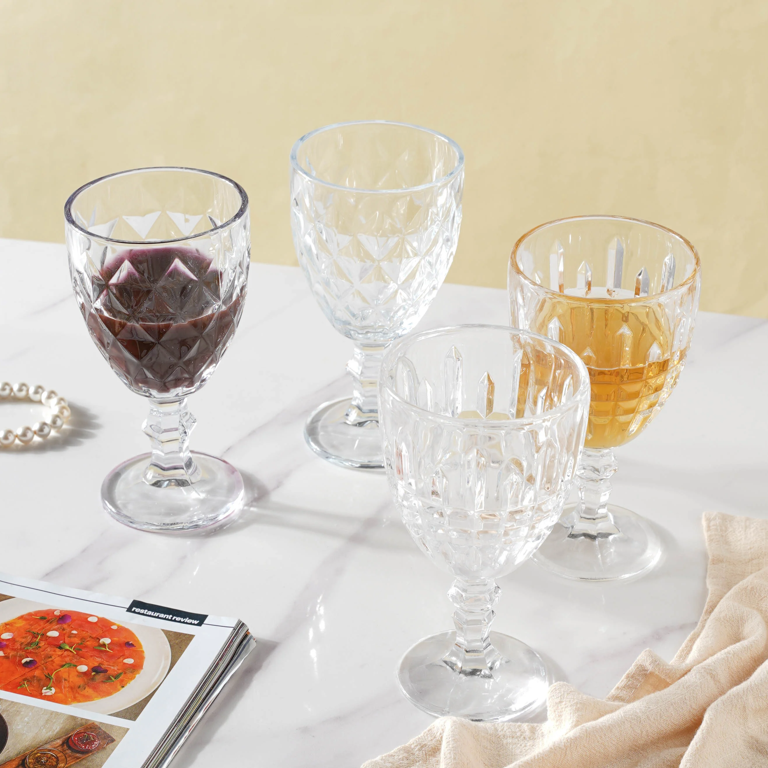 Crystal Wine Glass Set of 2 - Image 4