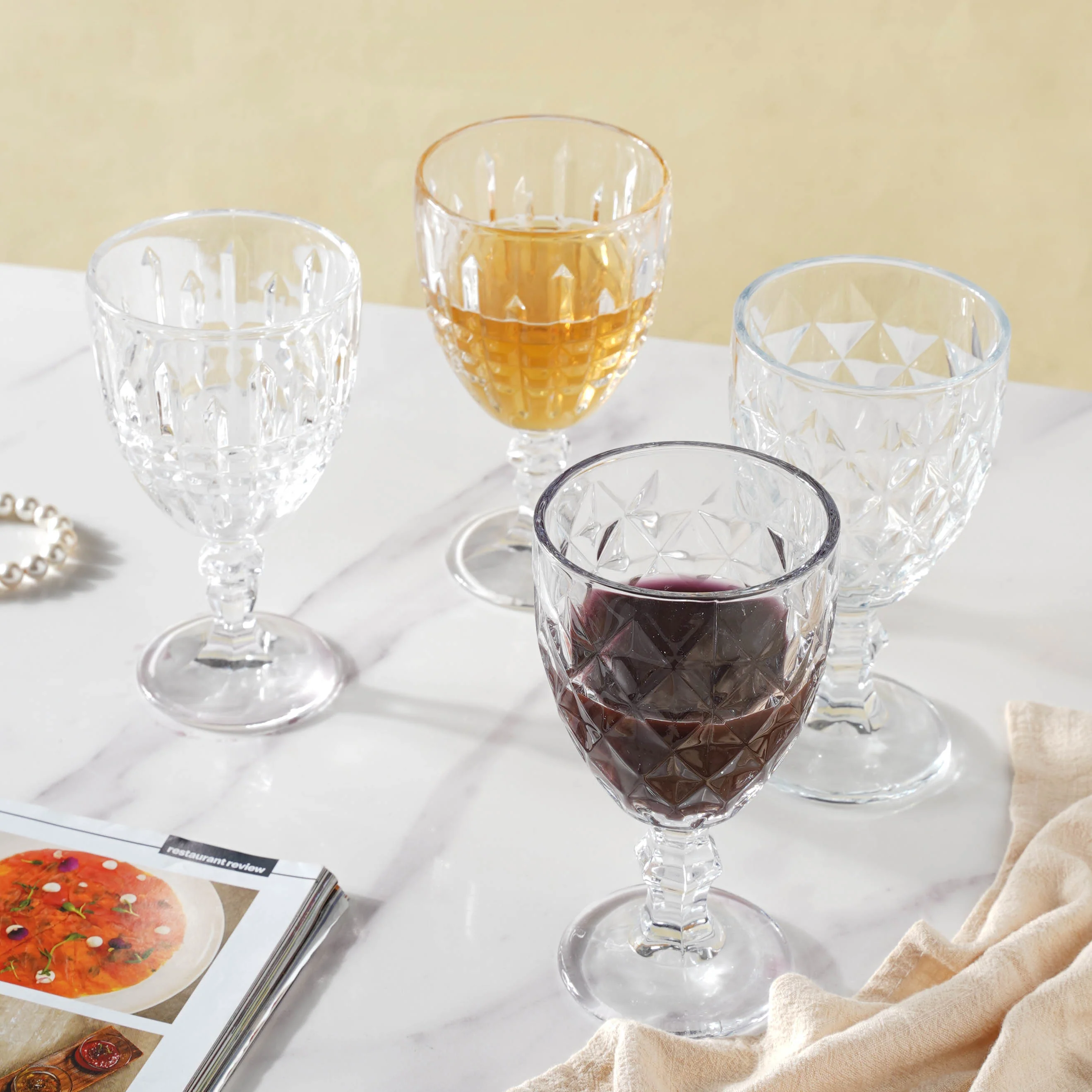 Crystal Wine Glass Set of 2 - Image 5