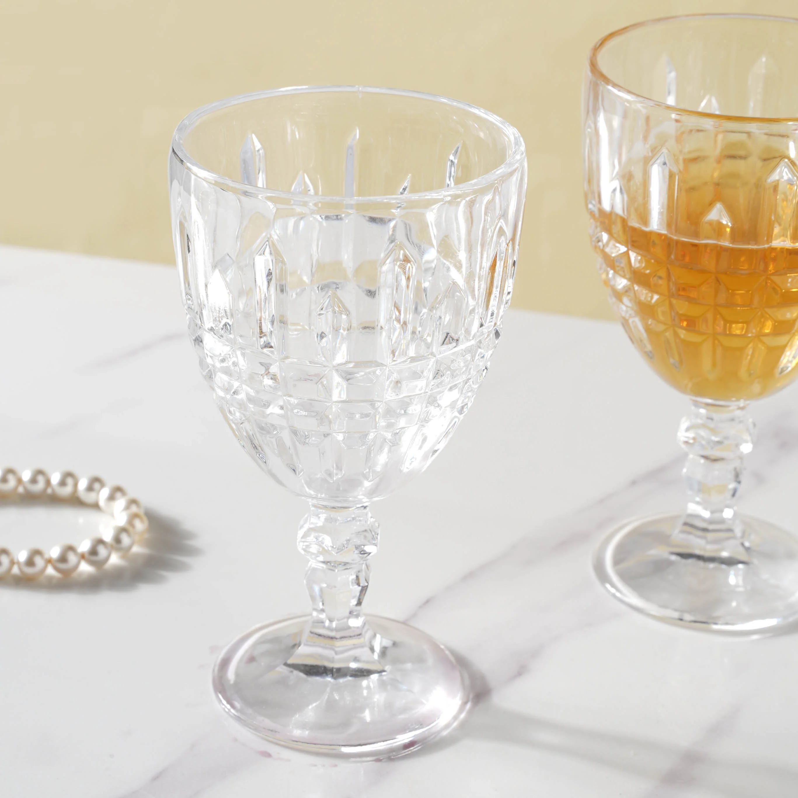 Crystal Wine Glass Set of 2 - Image 8