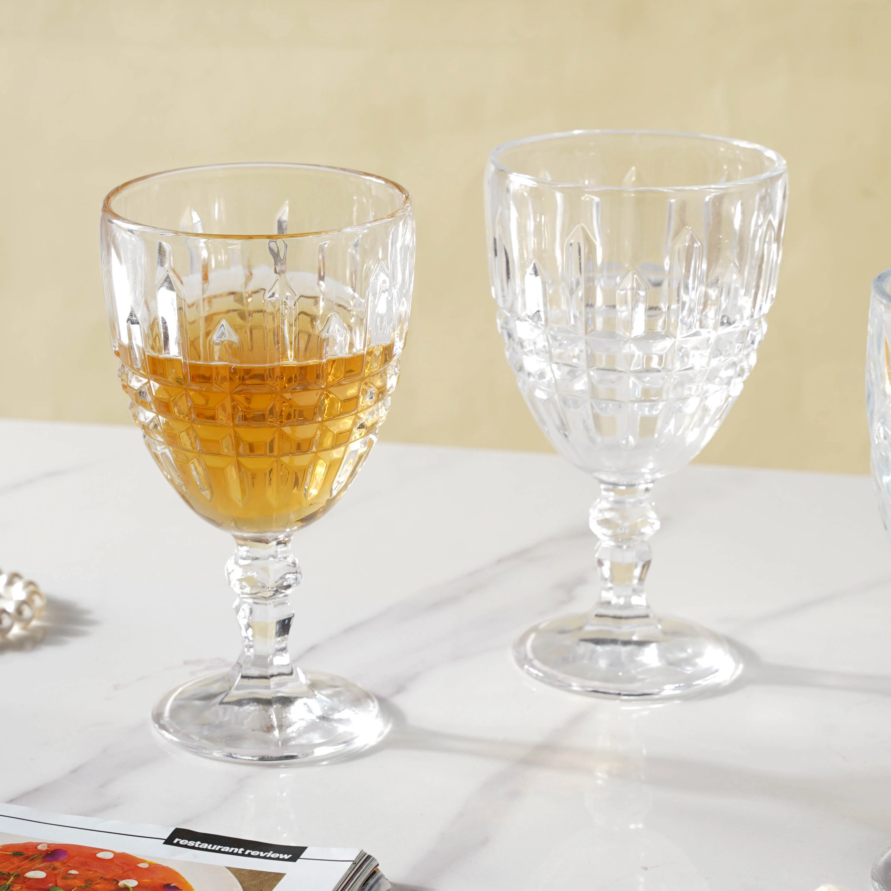 Crystal Wine Glass Set of 2 - Image 9