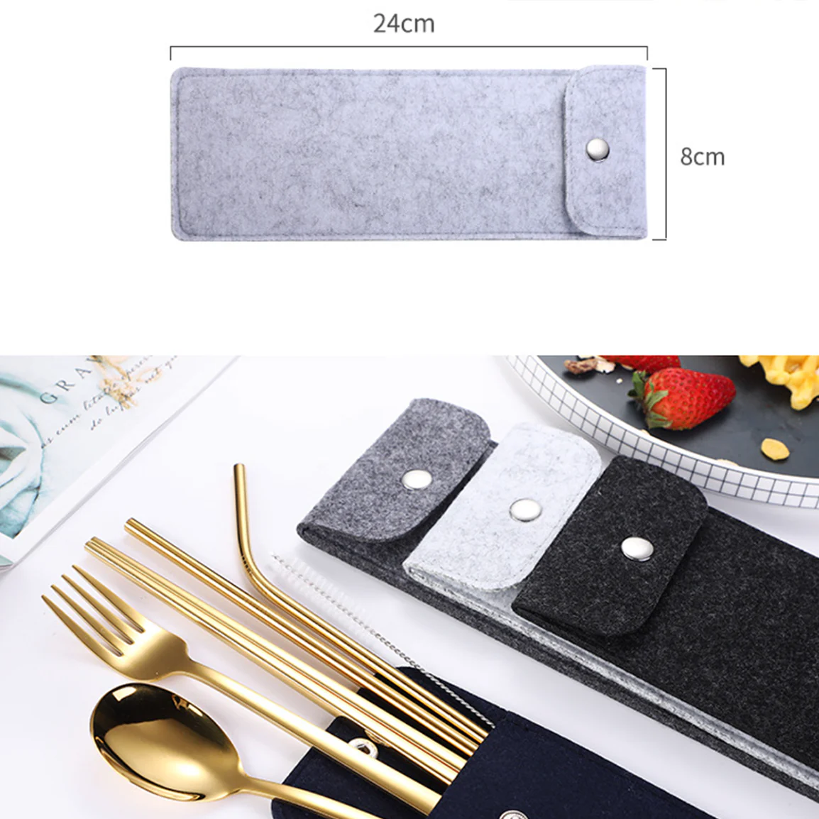 Cutlery Set With Pouch - Image 5