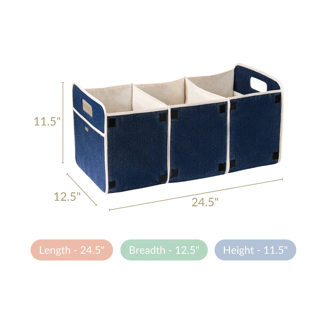 Denim Multipurpose Foldable Basket 57 Litres - Image 4