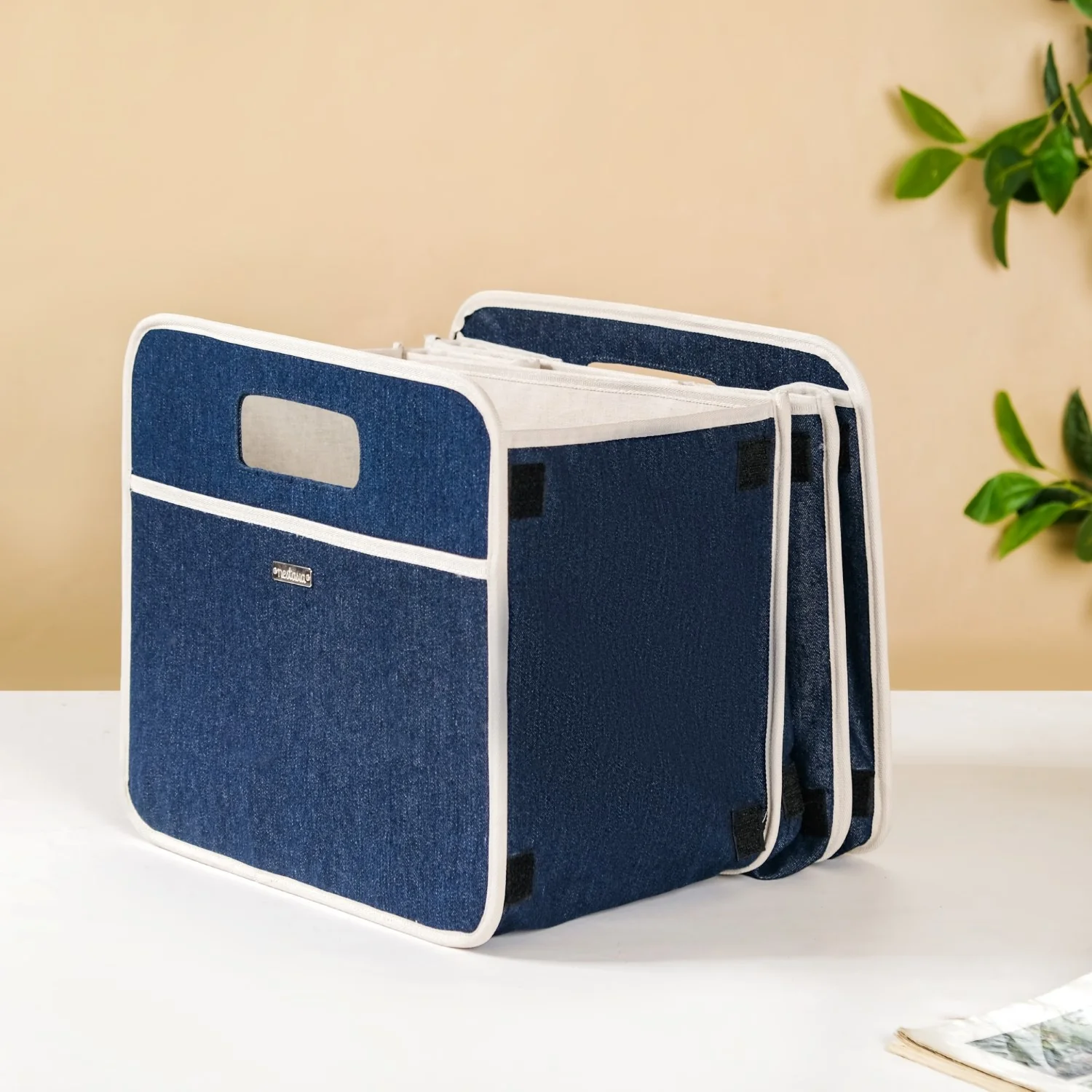 Denim Multipurpose Foldable Basket 57 Litres - Image 7
