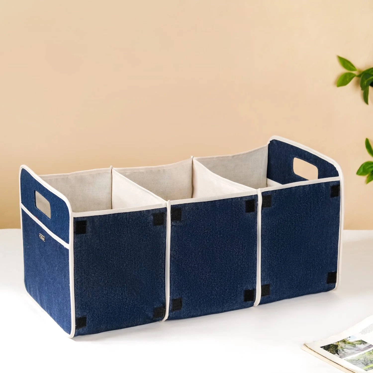 Denim Multipurpose Foldable Basket 57 Litres - Image 9