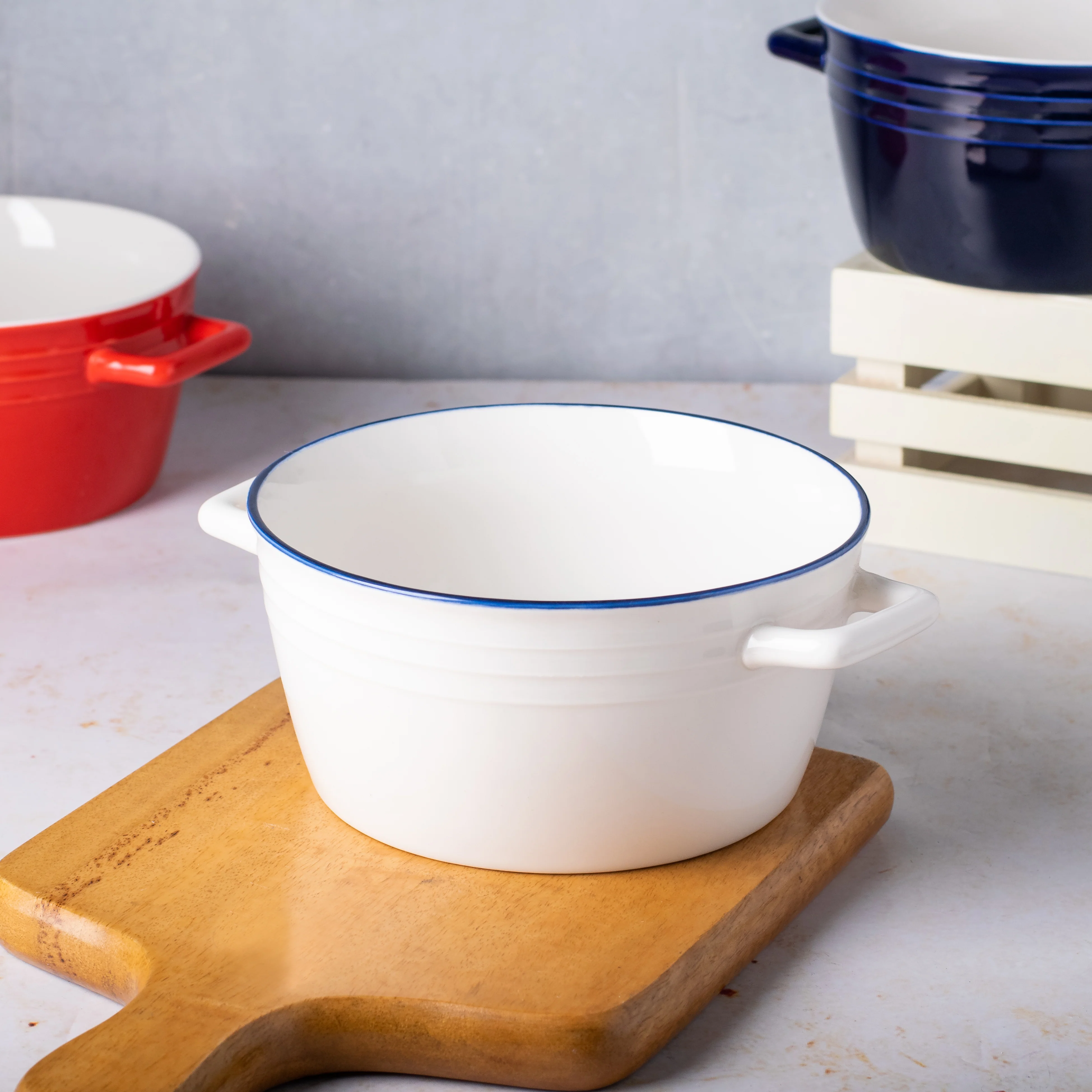 Double Handle Bowl - Image 5