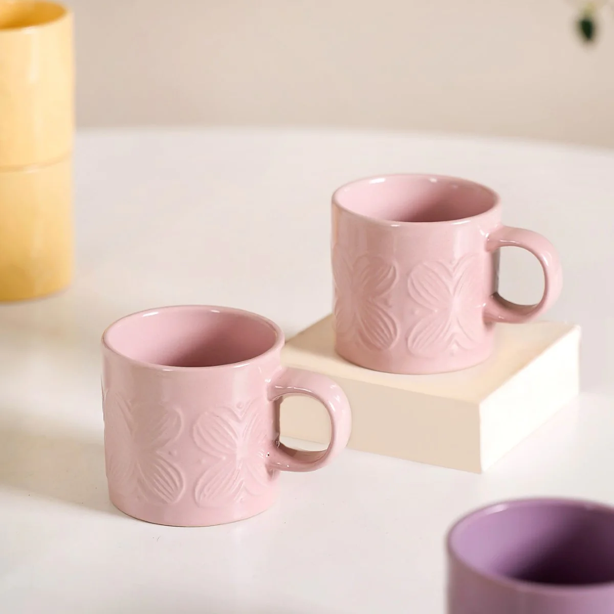 Eclectic Mugs Set Of 8 Multicolour 220ml - Image 4