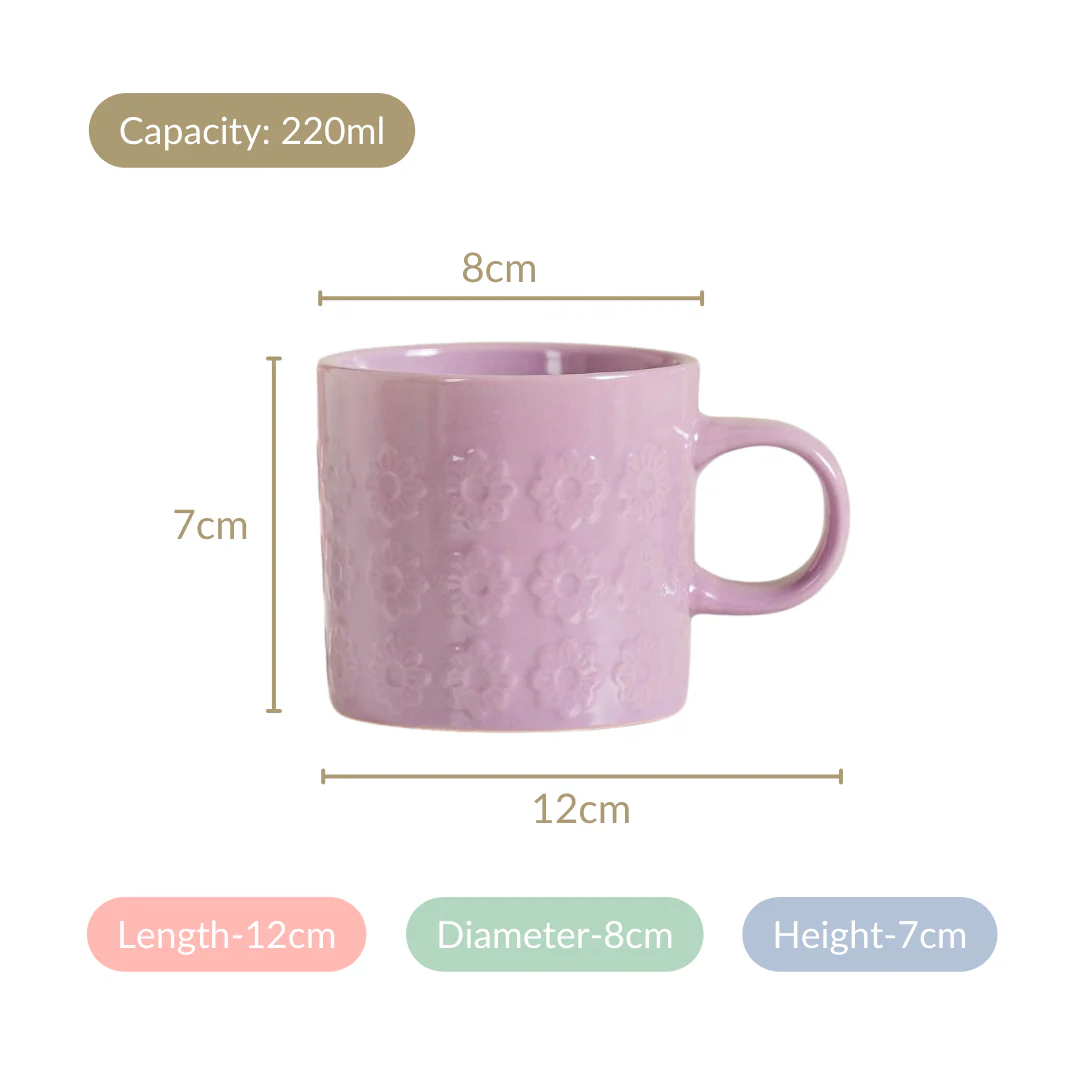 Eclectic Mugs Set Of 8 Multicolour 220ml - Image 7