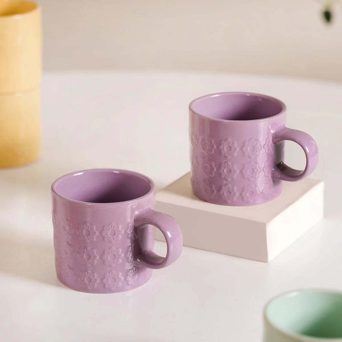 Eclectic Mugs Set Of 8 Multicolour 220ml - Image 8