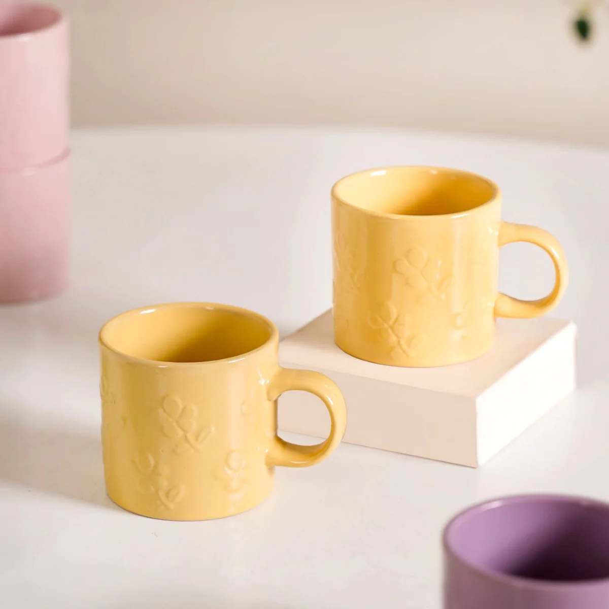 Eclectic Mugs Set Of 8 Multicolour 220ml - Image 9