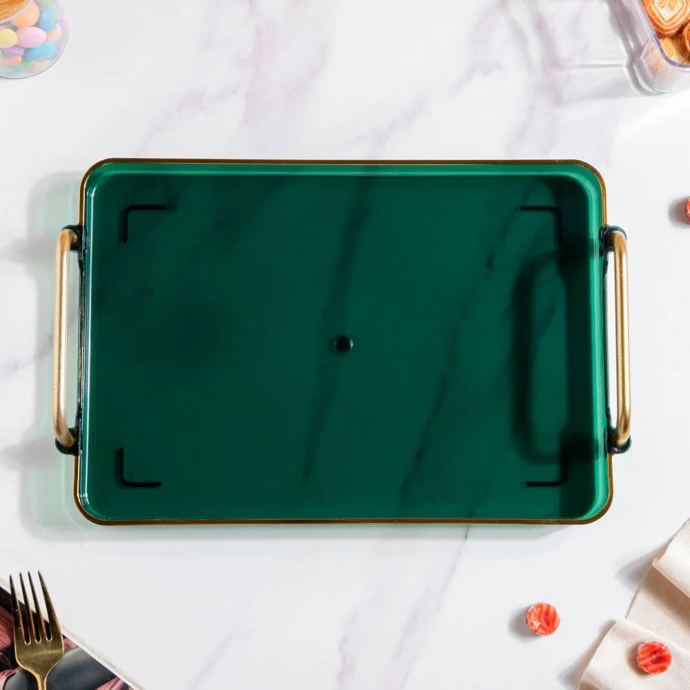 Emerald Charm Tray And Bowl Set Of 7 - Image 8