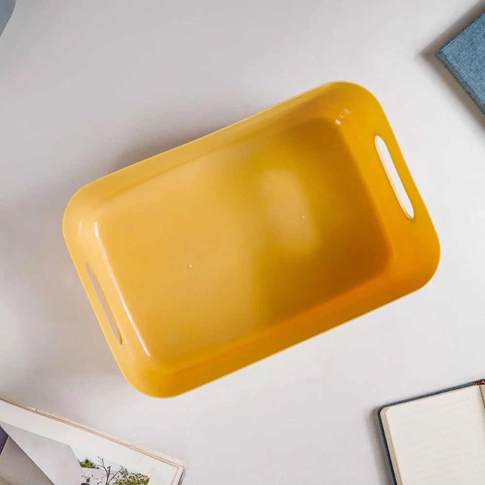 Essentials Storage Basket Yellow Set Of 2 11 Inch - Image 5