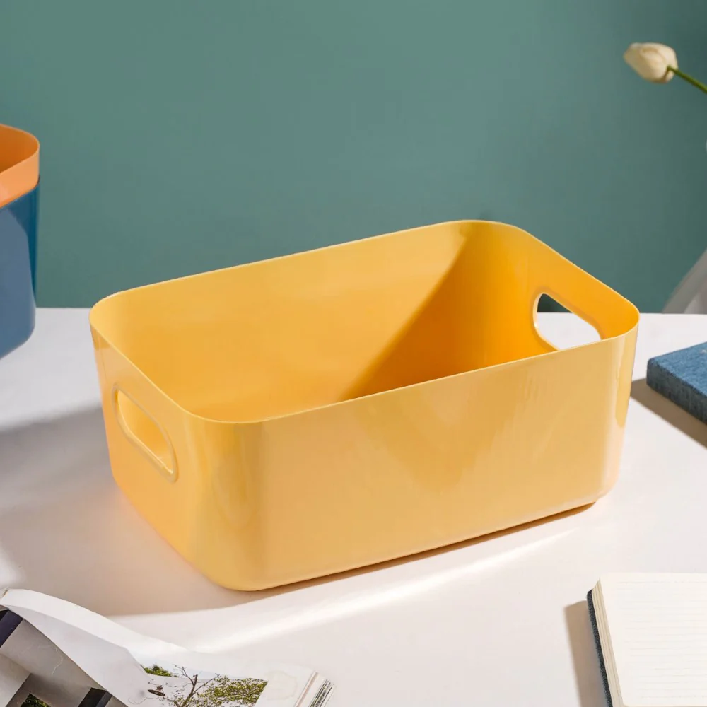 Essentials Storage Basket Yellow Set Of 2 11 Inch - Image 7