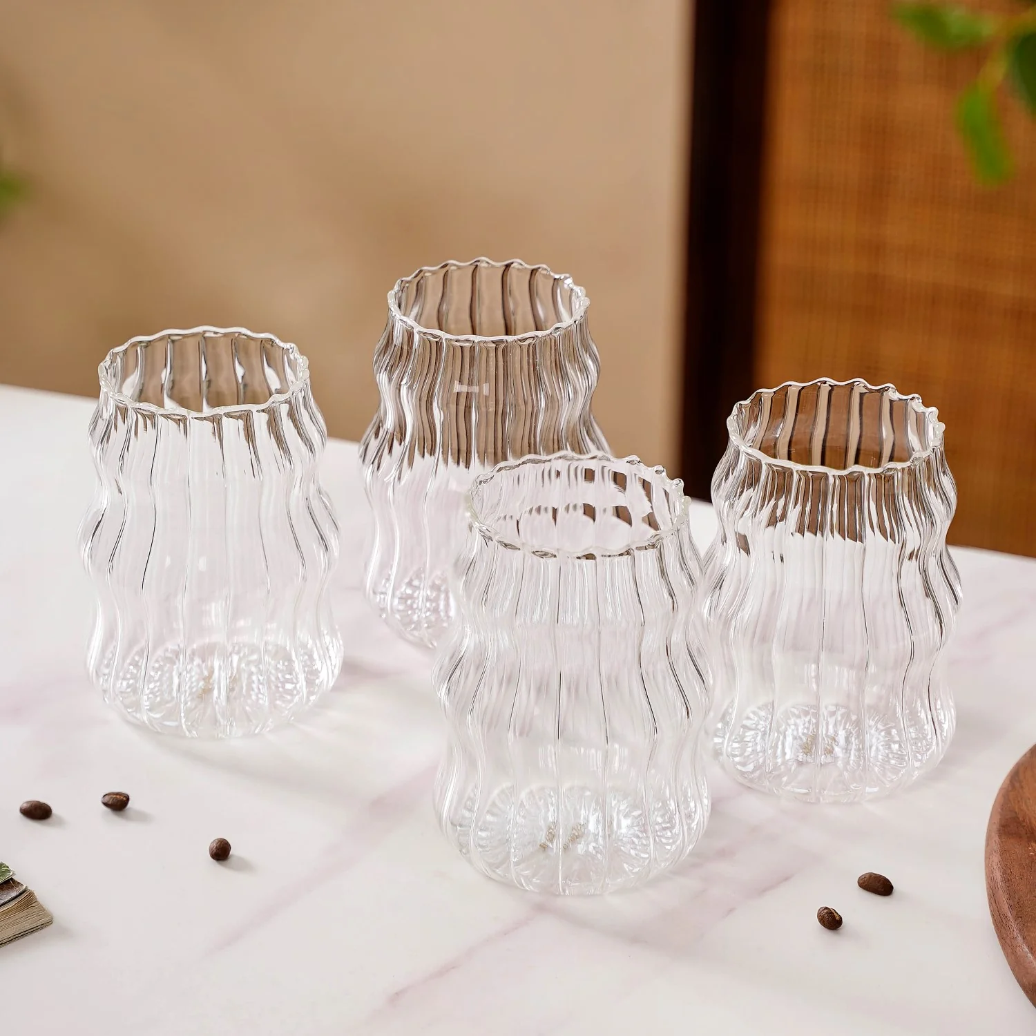 Glass Coffee Glasses Set Of 4 550ml - Image 3