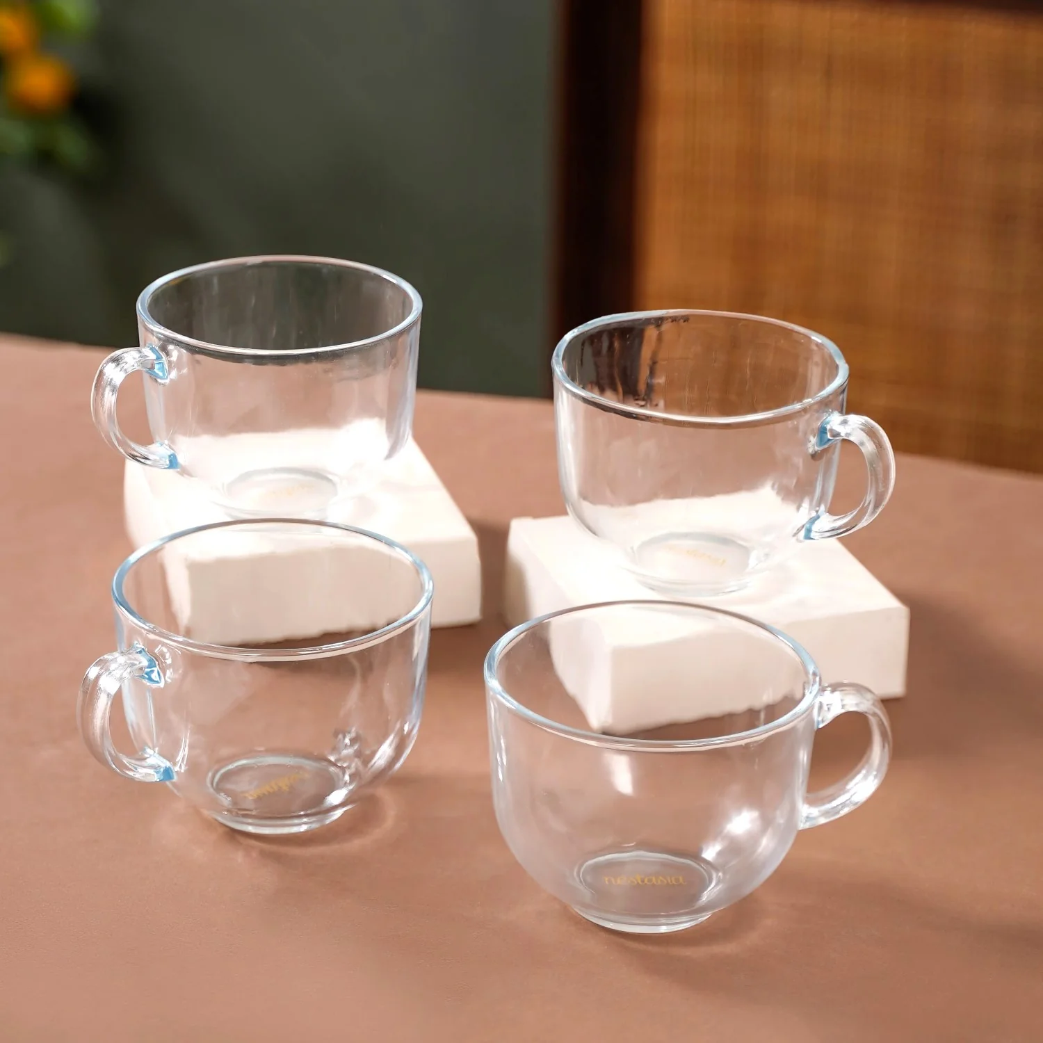 Glass Elegant Cup Set of 4 400ml - Image 3