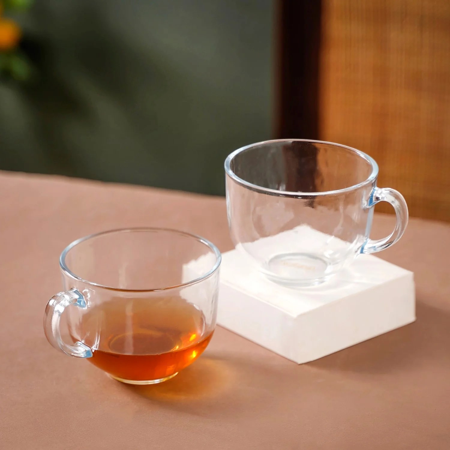 Glass Elegant Cup Set of 4 400ml - Image 4