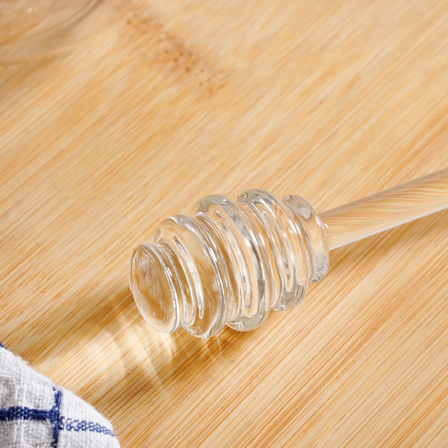 Glass Honey Jar with Dipper And Lid 300ml - Image 6