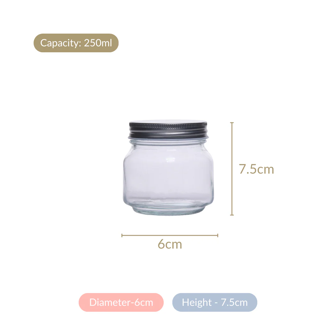 Glass Snack Jars Set Of 12 250ml - Image 10