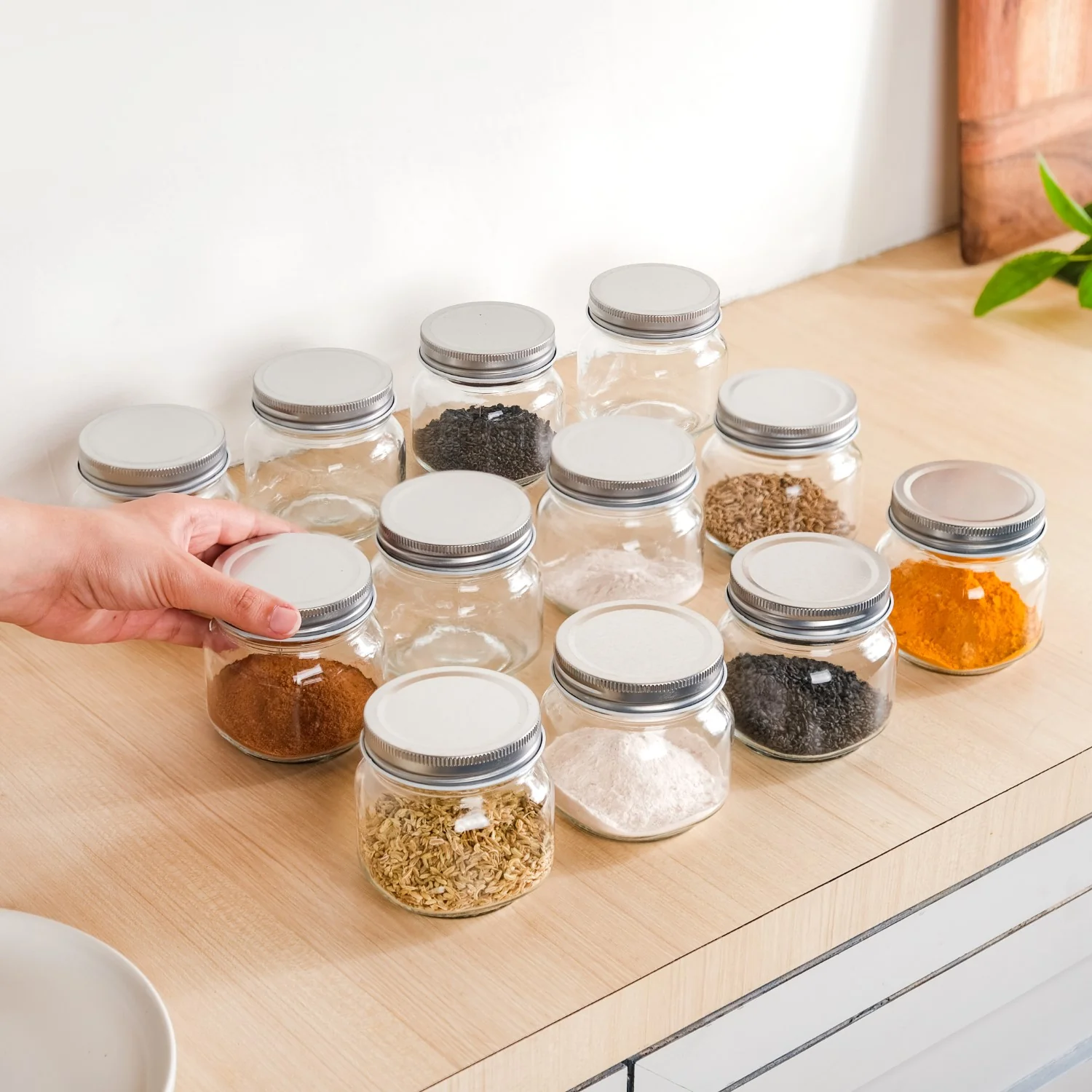 Glass Snack Jars Set Of 12 250ml - Image 3