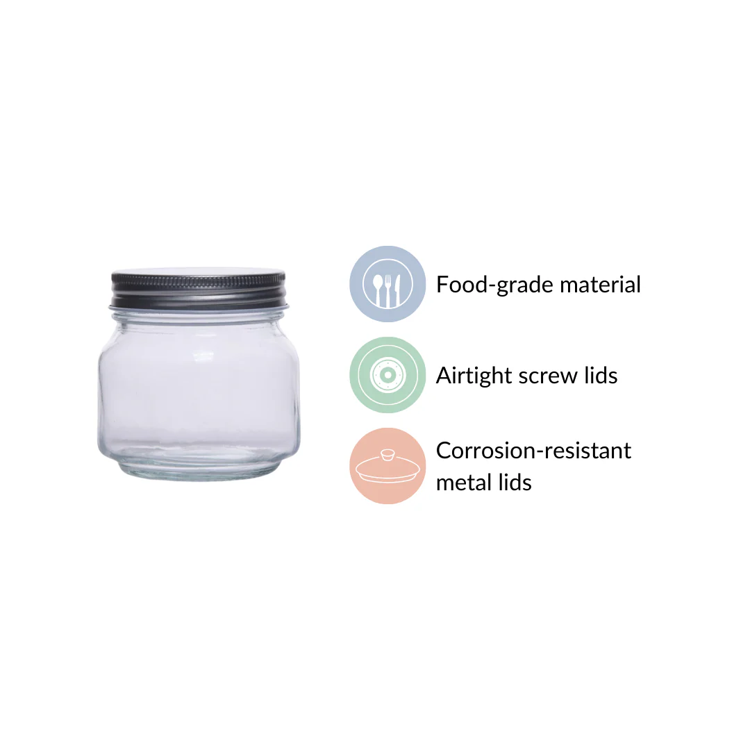 Glass Snack Jars Set Of 12 250ml - Image 8