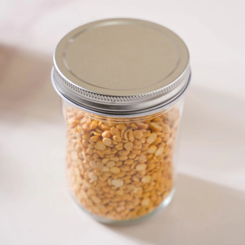 Glass Storage Jars With Lid Set Of 6 Large 400ml - Image 14
