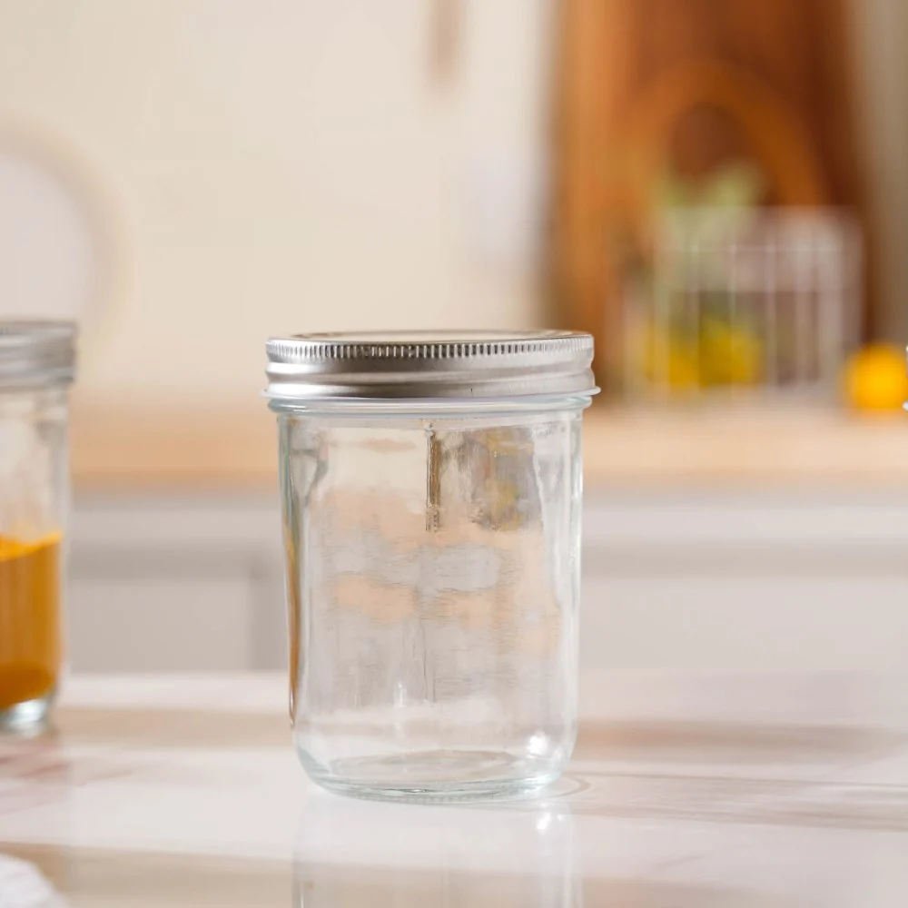 Glass Storage Jars With Lid Set Of 6 Large 400ml - Image 15