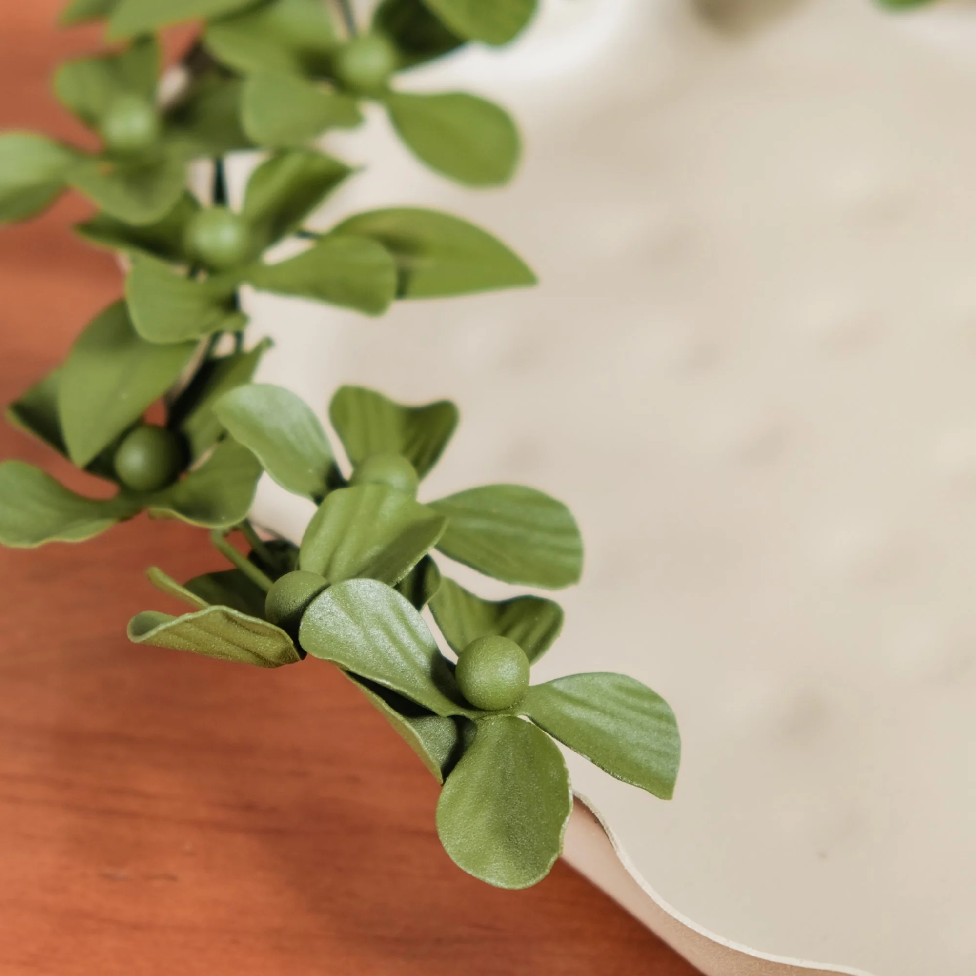 Green Garden Oval Decorative Metal Tray 15x9 Inch - Image 7