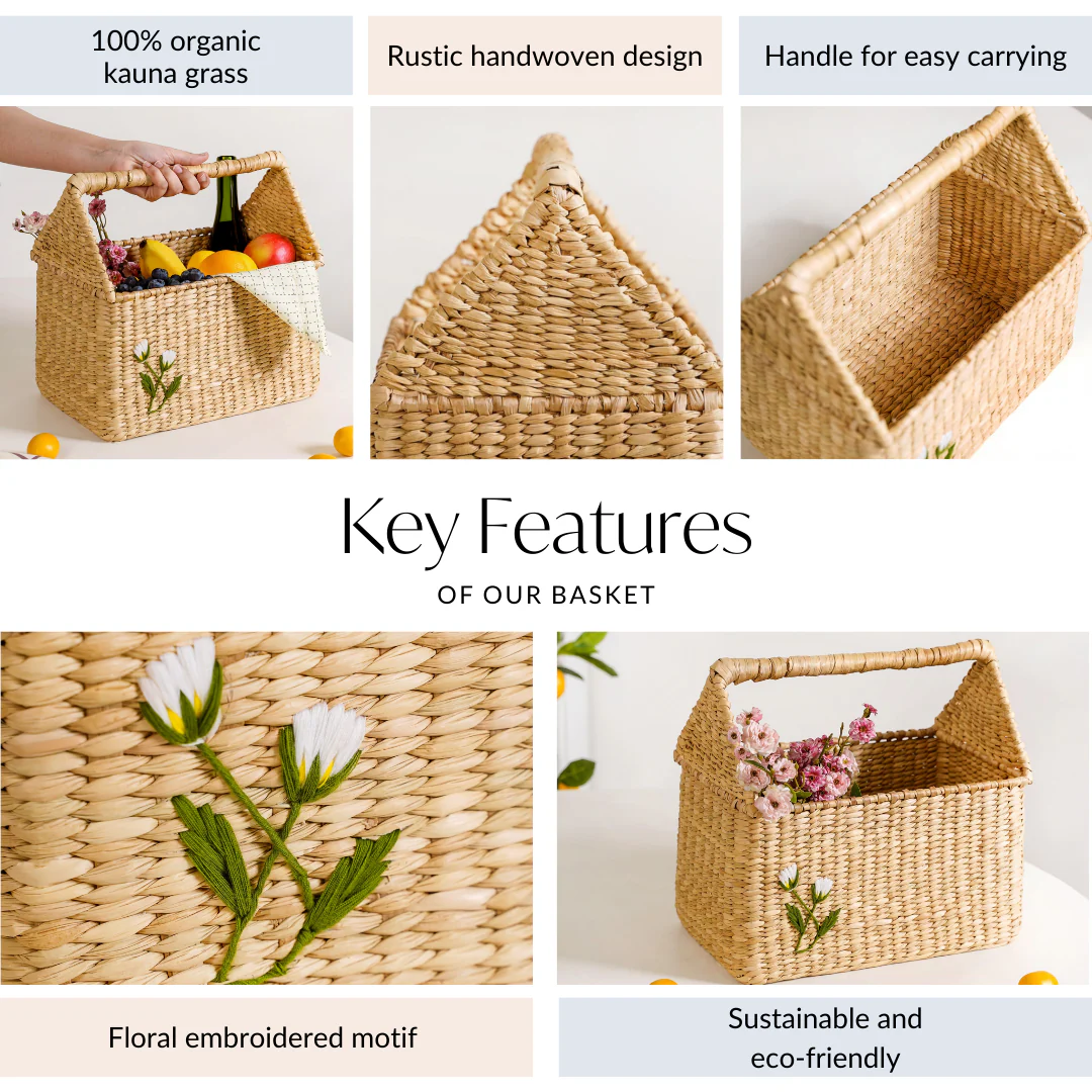 Handcrafted Kauna Caddy Basket - Image 5