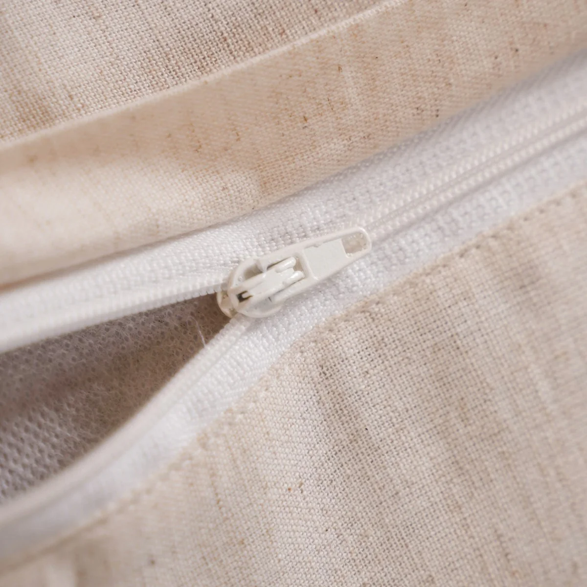 Heart Trio Fluffy Applique Cotton Cushion Cover 20x14 Inch - Image 7