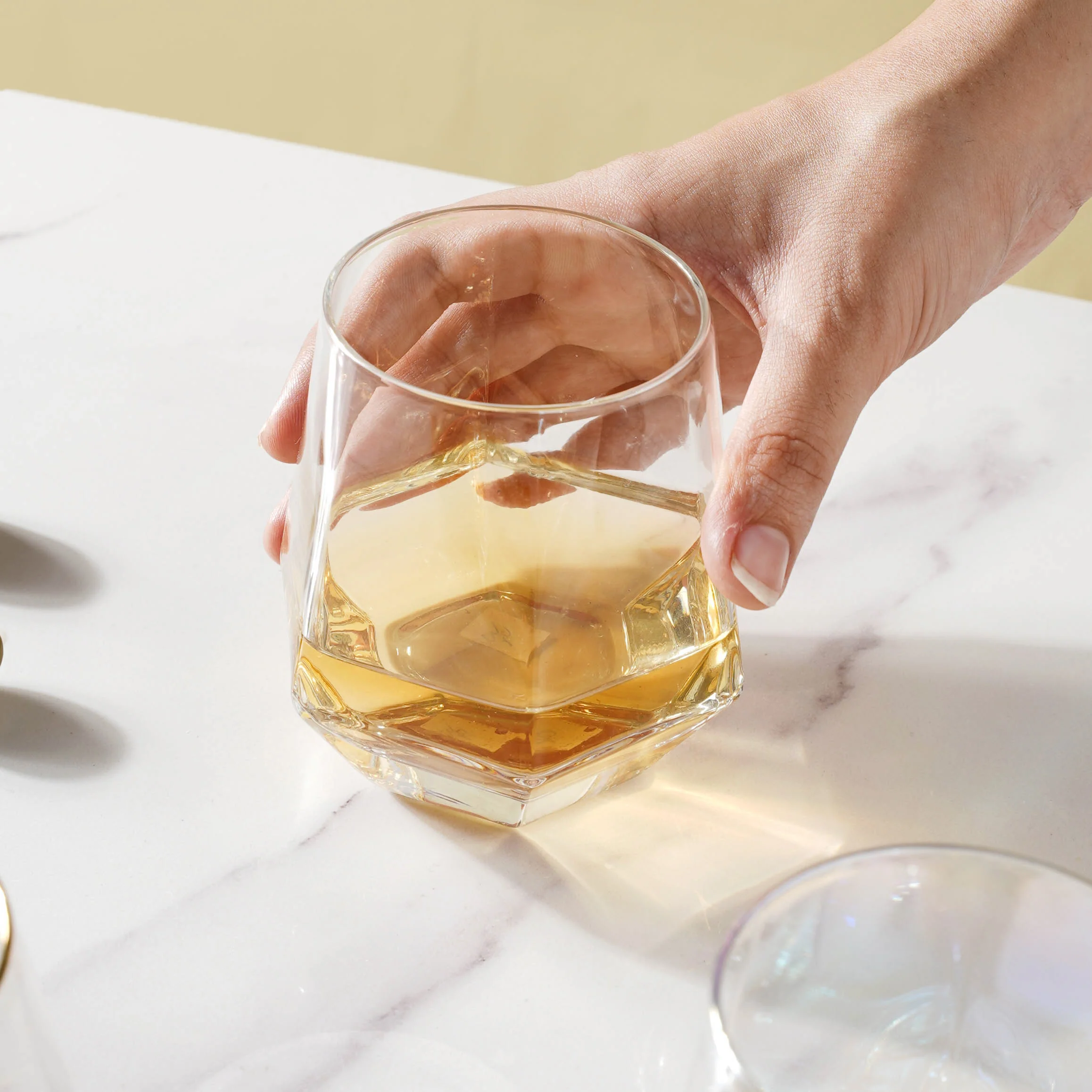 Hexagon Tumbler Glass Set of 2 - Image 20