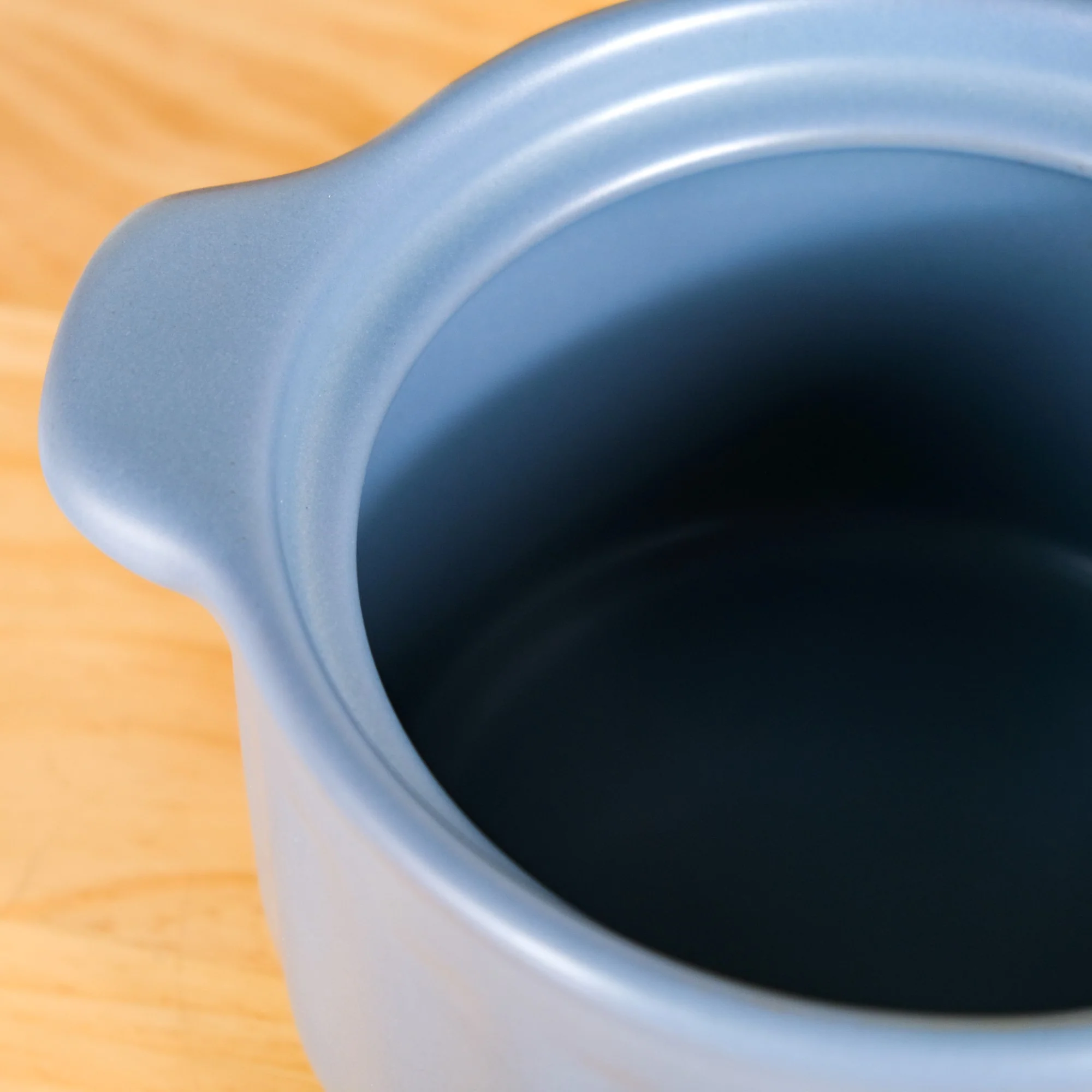 Homebrew Cooking Pot Ceramic Blue 1500ml - Image 5